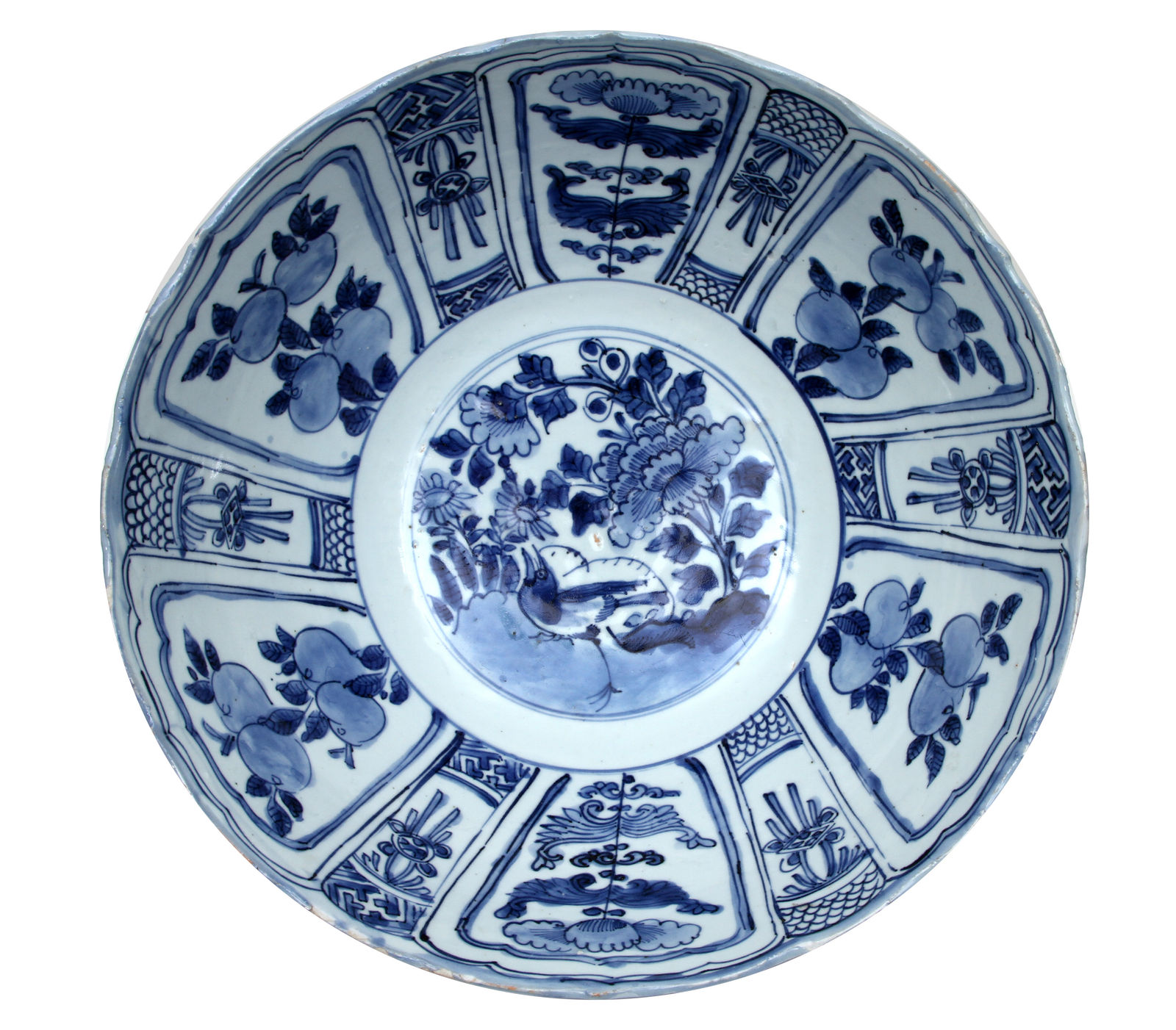 Taça em Procelana Kraak, Dinastia Ming, Reinado Chongzhen (1627-1644), c.1640-1645.