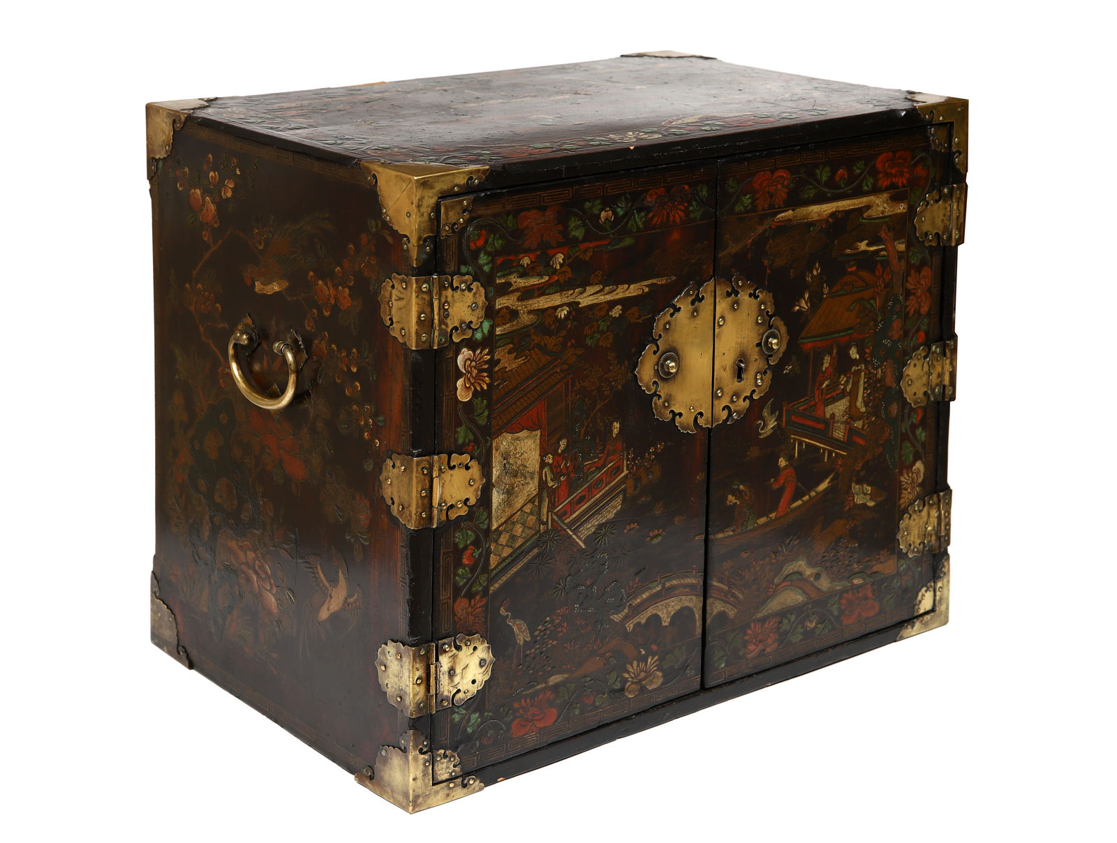 Contador lacado de Duas Portas, Sul da China, prov. Guangzhou, finais séc. XVII