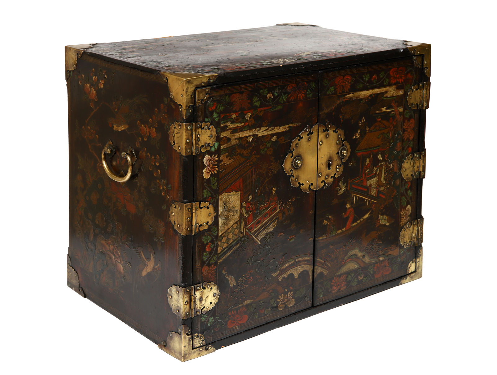 Contador lacado de Duas Portas, Sul da China, prov. Guangzhou, finais séc. XVII