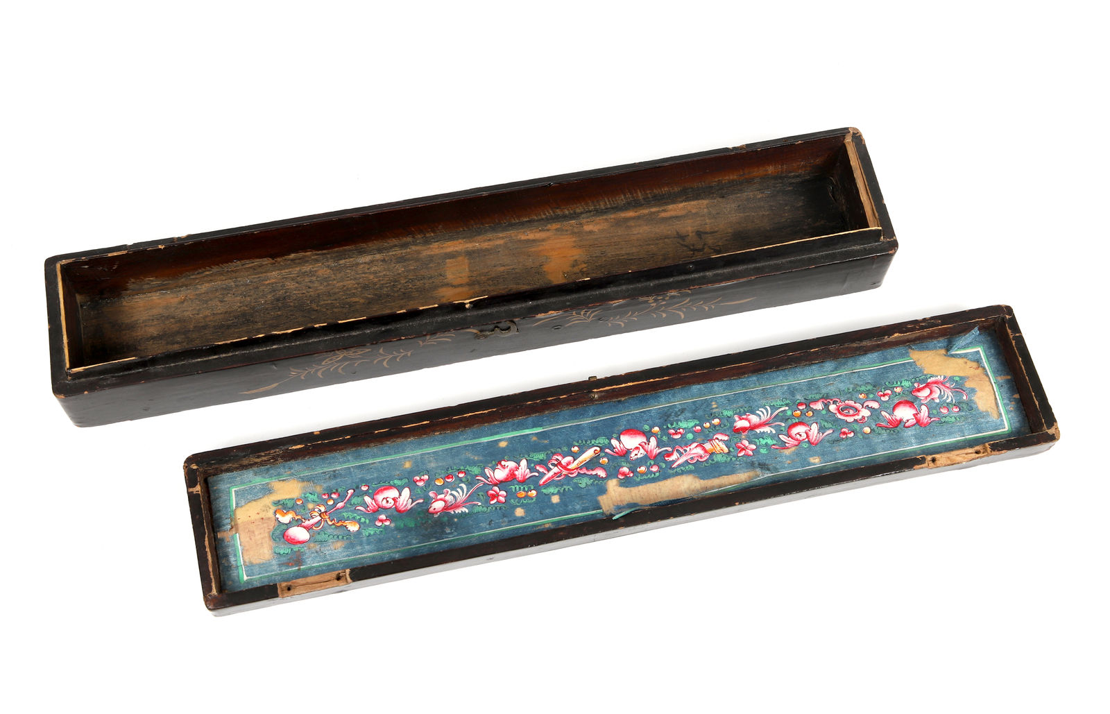 A ‘Mandarin’ folding fan with a view of Canton (Guangzhou), China, Daoguang reign; 1848–49