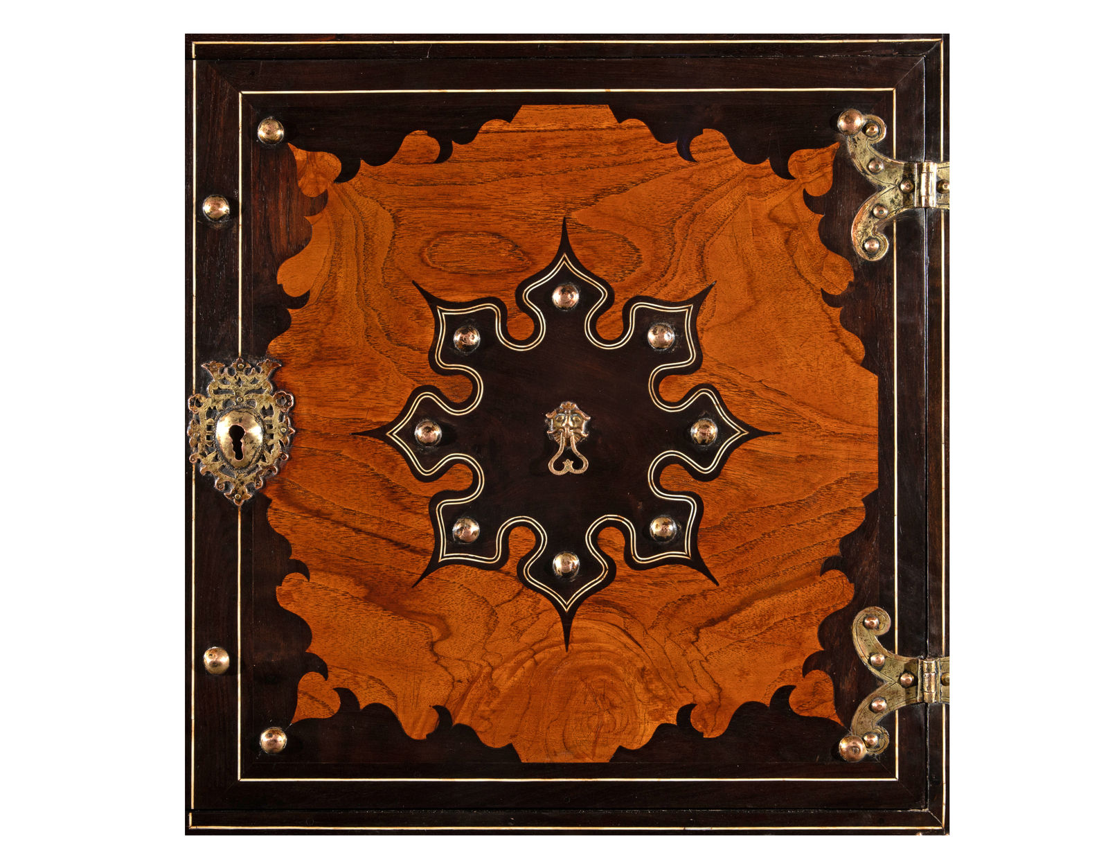 Armário - Contador de grandes dimensões (Dressoir) Indo-português , Índia, prov. Sinde (atual Paquistão), c. 1580-1630