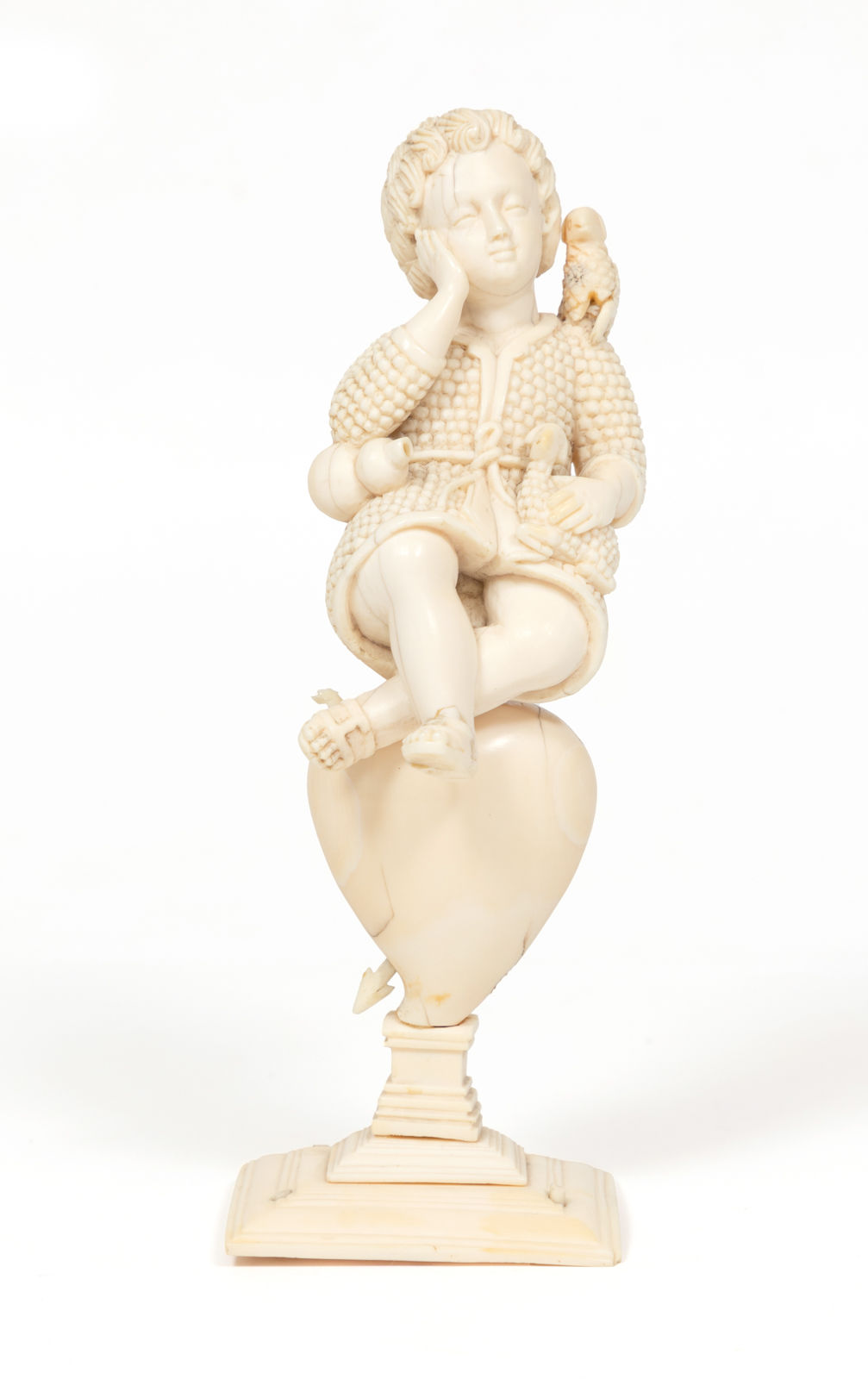 Menino Jesus Bom Pastor Cíngalo-Português, Ceilão (actual Sri Lanka), Colombo?; ca. 1600-1630