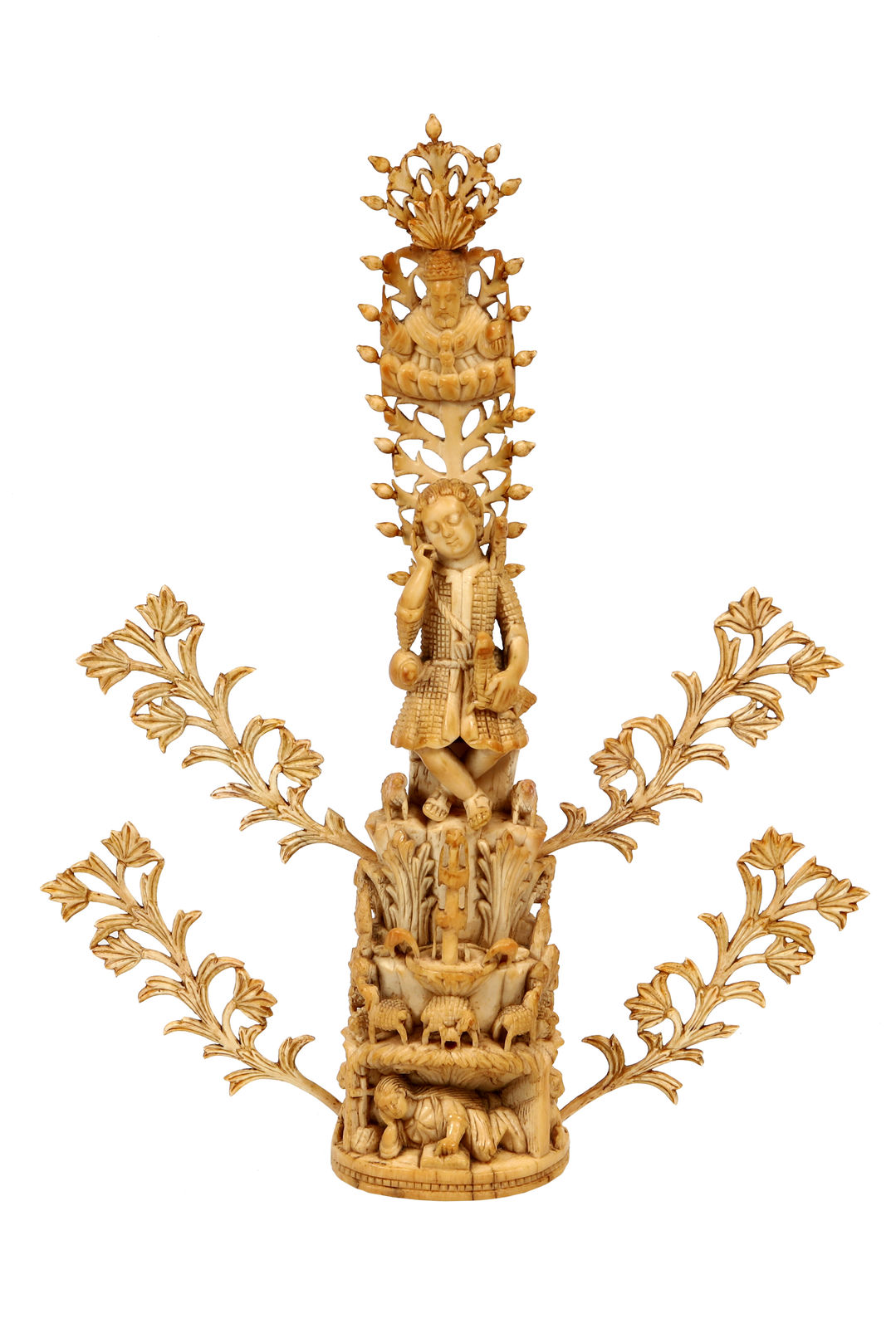 The Child Jesus as The Good Shepherd, India, Goa; 17th century