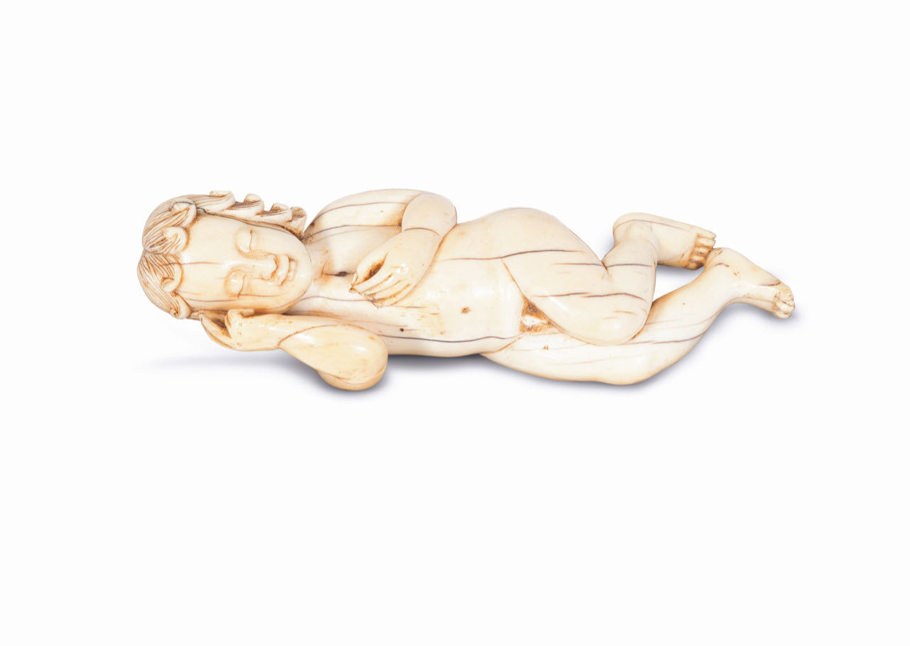 A Ming dinasty Sleeping Child Jesus, South China, probably Zhangzhou; 1600–1620