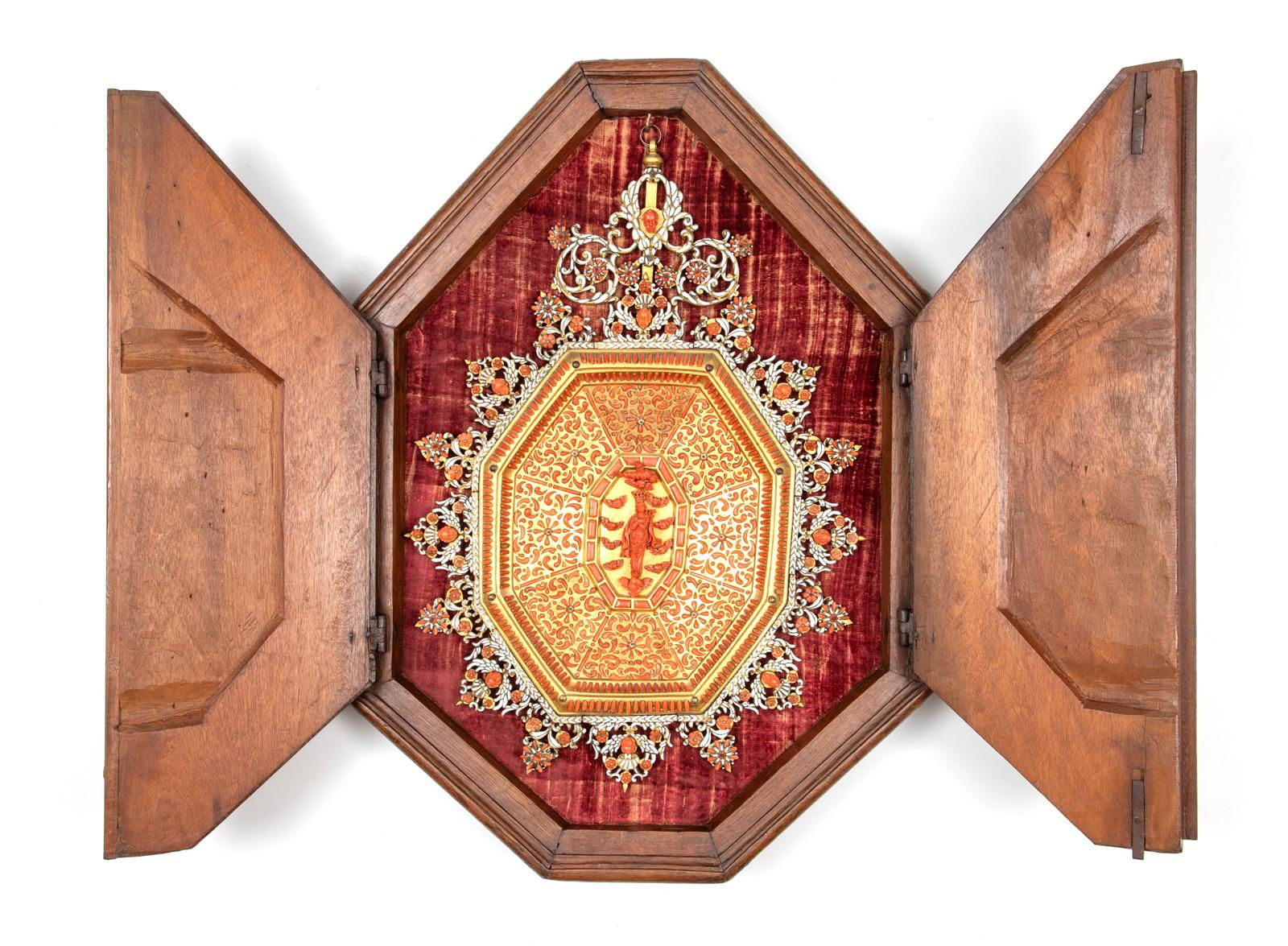 Oratório de Trapani Jesuíta (com Nossa Senhora), Itália, Sicília, séc. XVII (1ª met.)