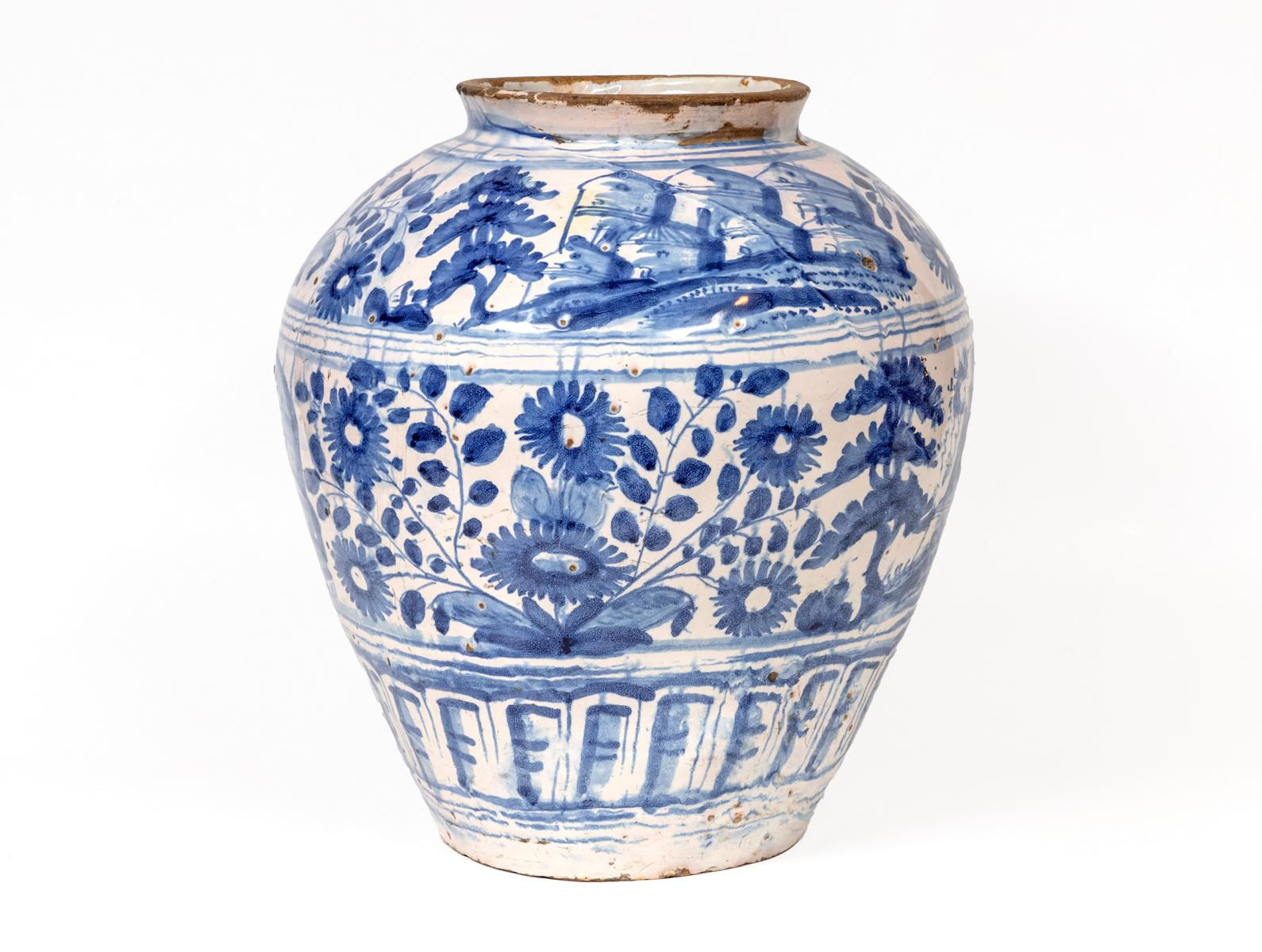 Pote em faiança, Portugal, 1620-1640