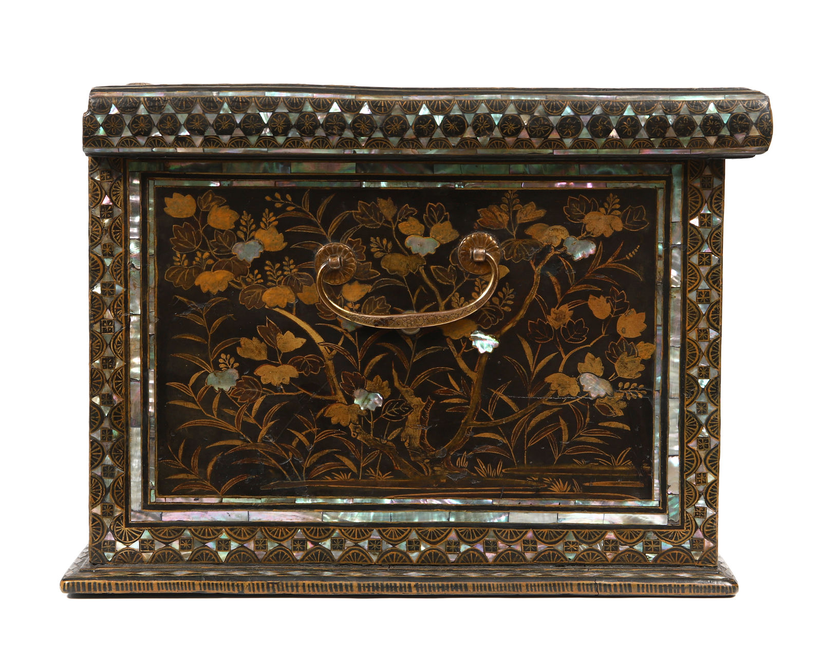 A Nipo-Portuguese Namban writing box, Japan; Momoyama period (1573–1615)