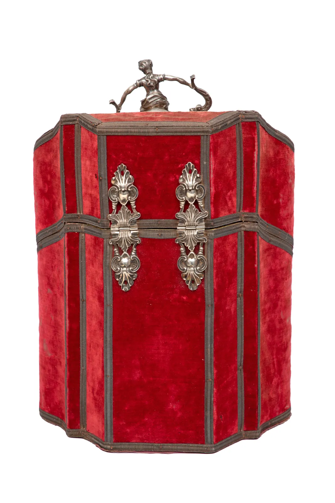 Conjunto de talheres - colheres, garfos e facas em ouro (6 de cada), com estojo/barretina, Portugal, Lisboa, ca. 1740-1750