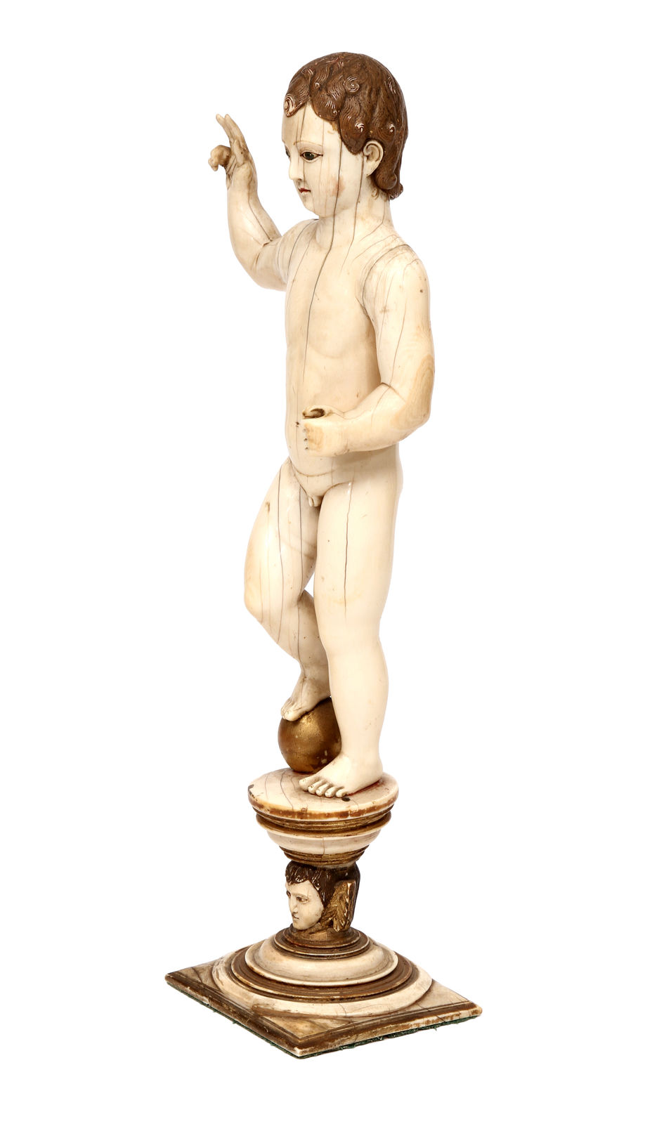 A Sinhalese Portuguese Child Jesus Salvator Mundi, Ceylon (present-day Sri-Lanka); late 16th–early 17th century