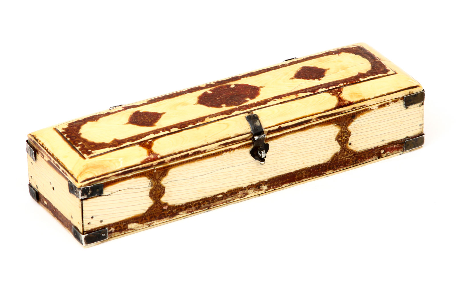 Caixa de escrita Chanderi, Índia Mogol, séc. XVII