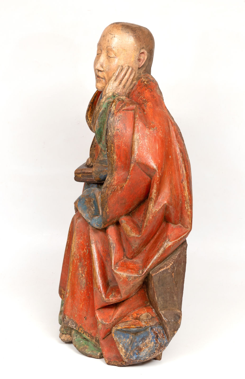 Par de Santos (São Lucas e São João Evangelista?), Sul da China, talvez Macau, ca. 1600-1650