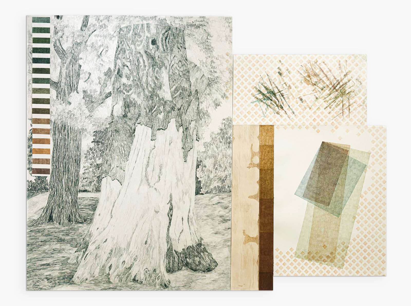 Gabriela Albergaria (Portugal/Belgium), Landscape in repair Villa Dei Cedri 1, 2023-2024