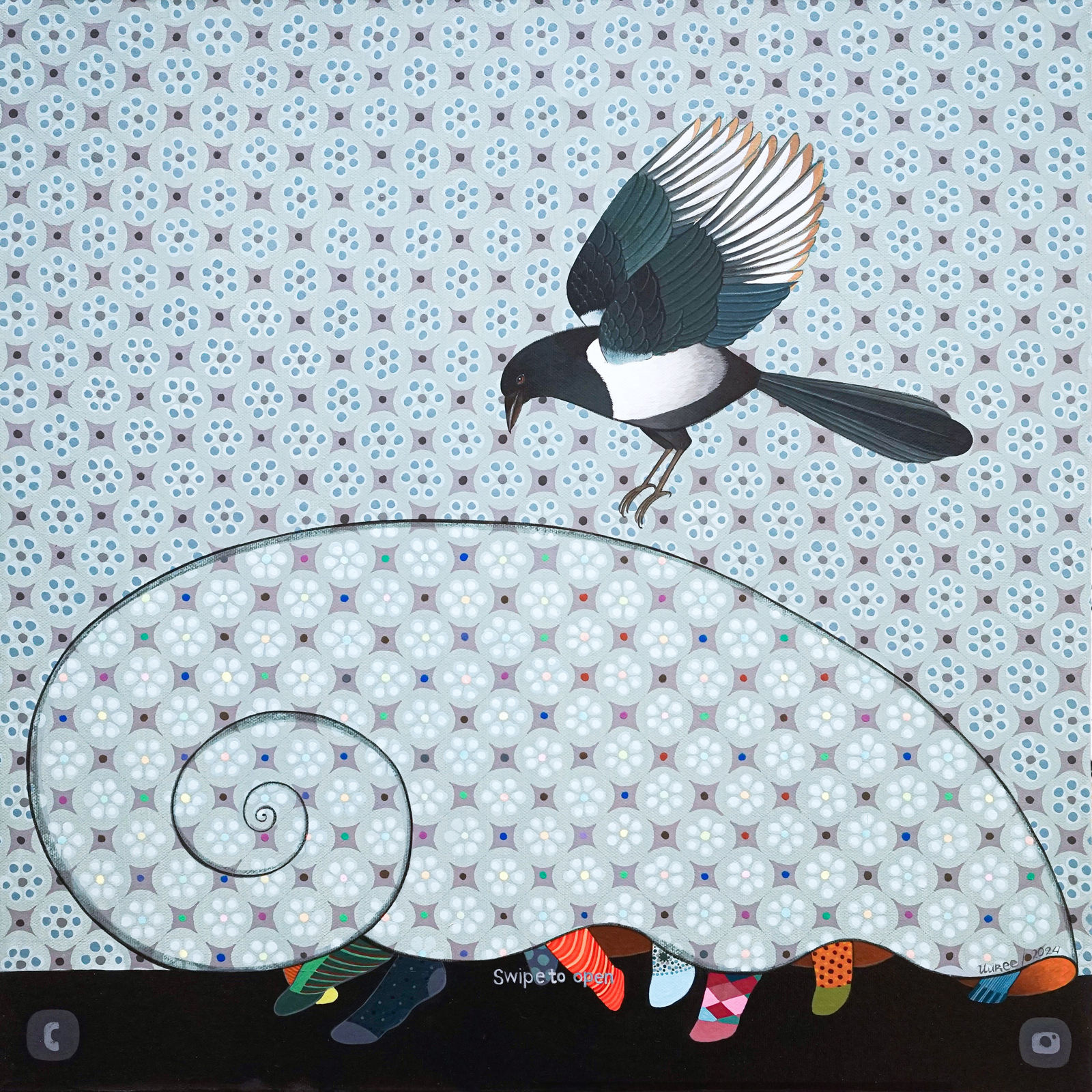 Uuriintuya Dagvasambuu (Mongolia), Woman in Shell (Visitor), 2024