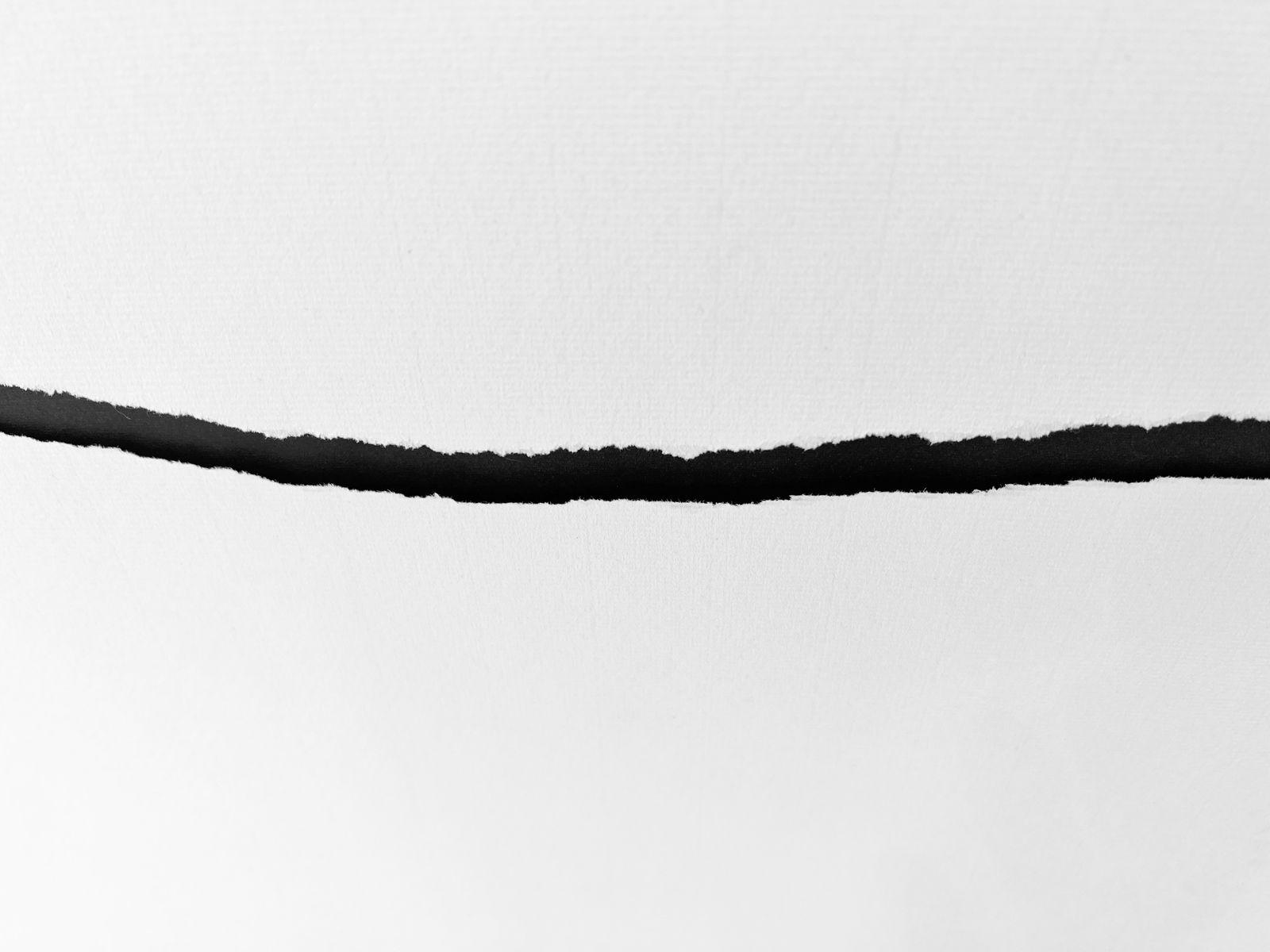 Bilgé (Turkey/US), Horizontal Line Life Span (torn), 1975