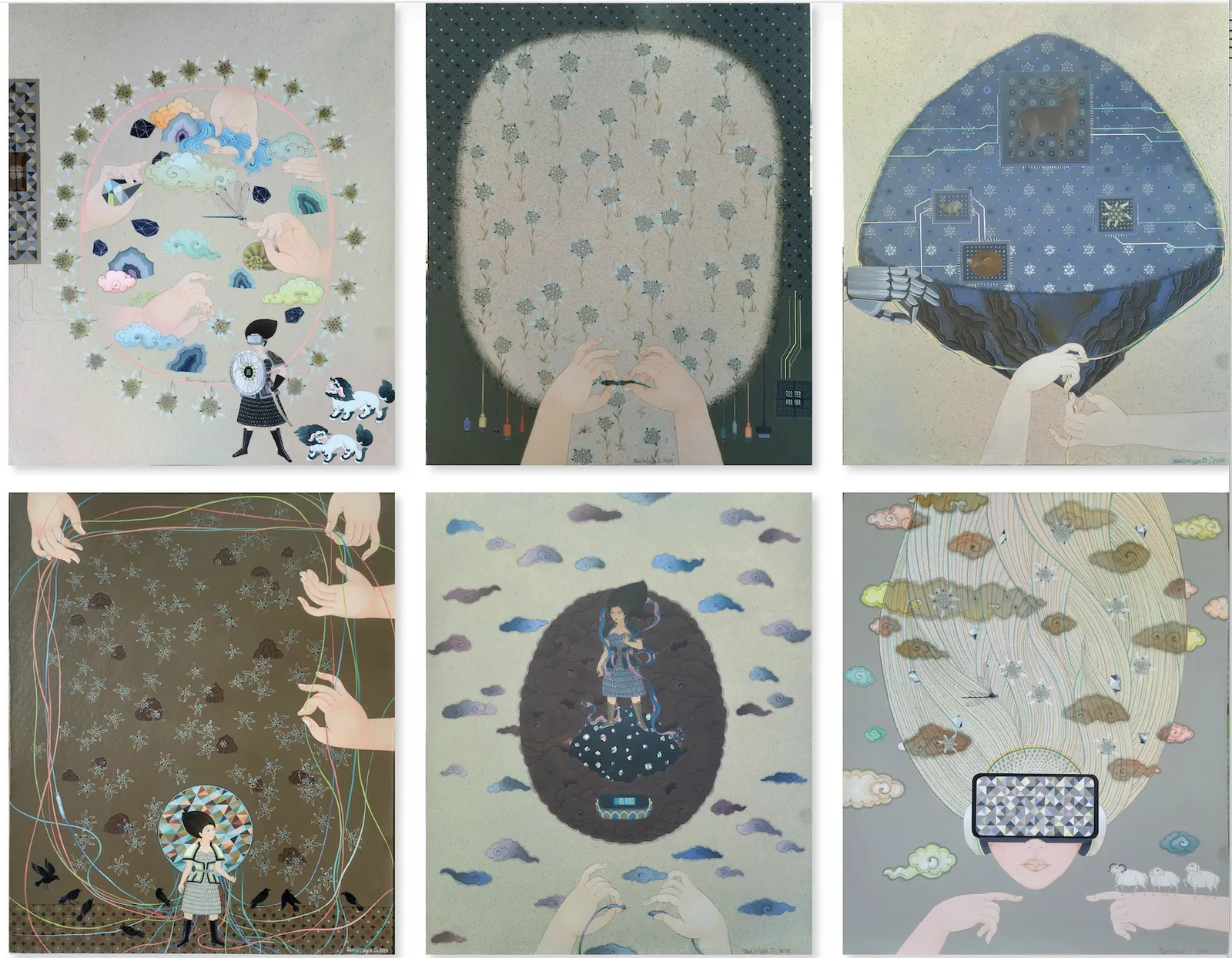 Uuriintuya Dagvasambuu (Mongolia), Warrior Women: Symbiotic Grid, 2026