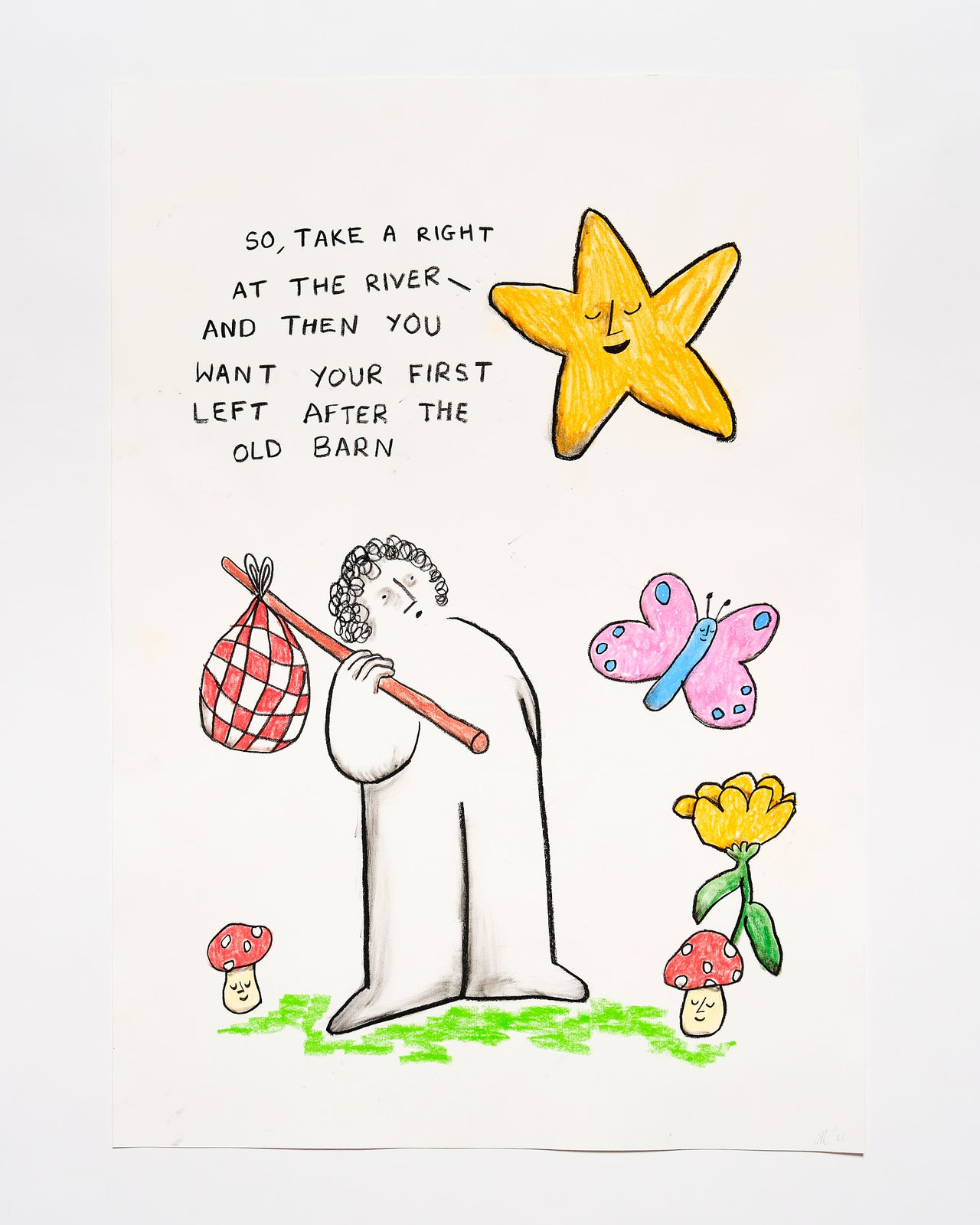 Orfeo Tagiuri, So, take a right at the river and then you want your first left after the old barn, 2025