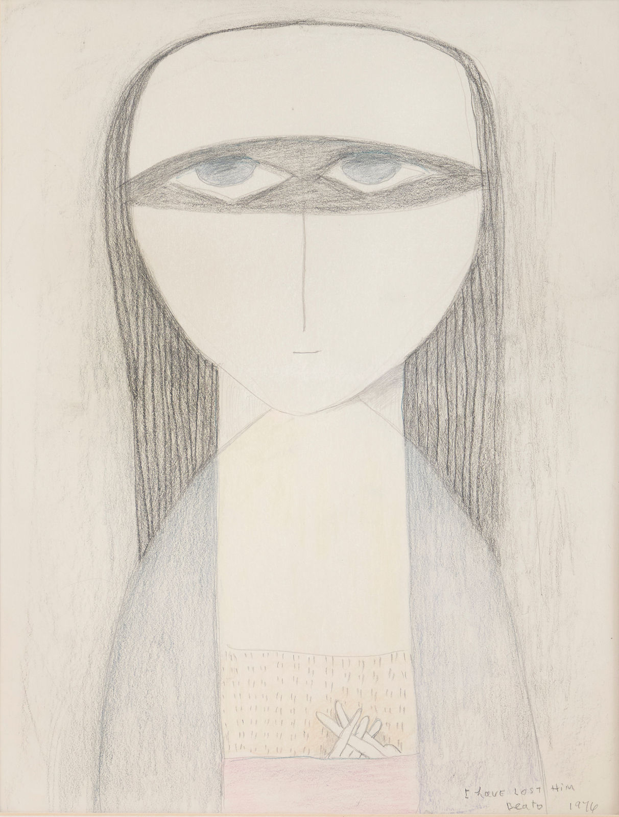 Beatrice Wood, I have lost him, 1974