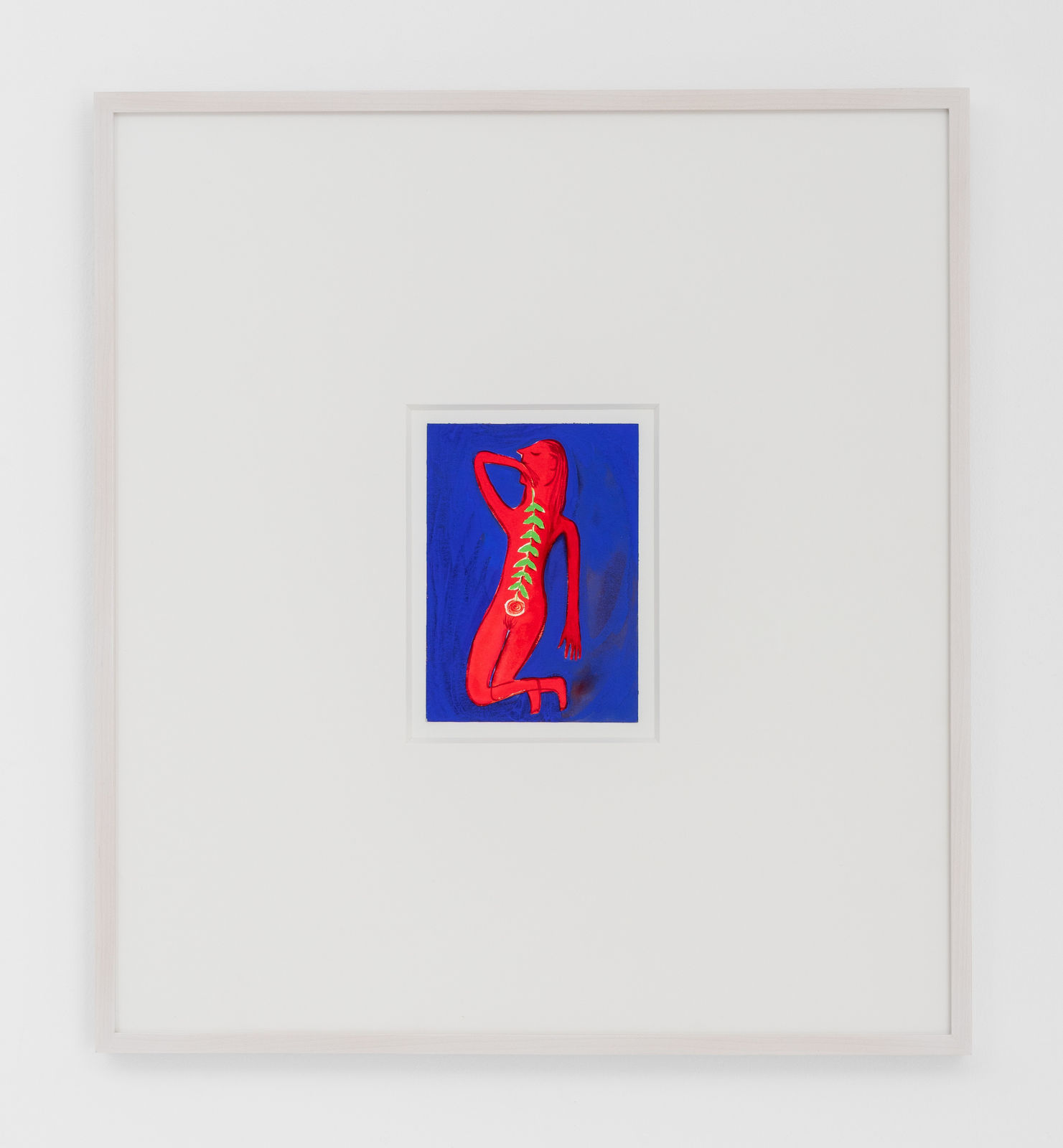 Cecilia Granara, Swallowing the flower (ace of wands), 2022