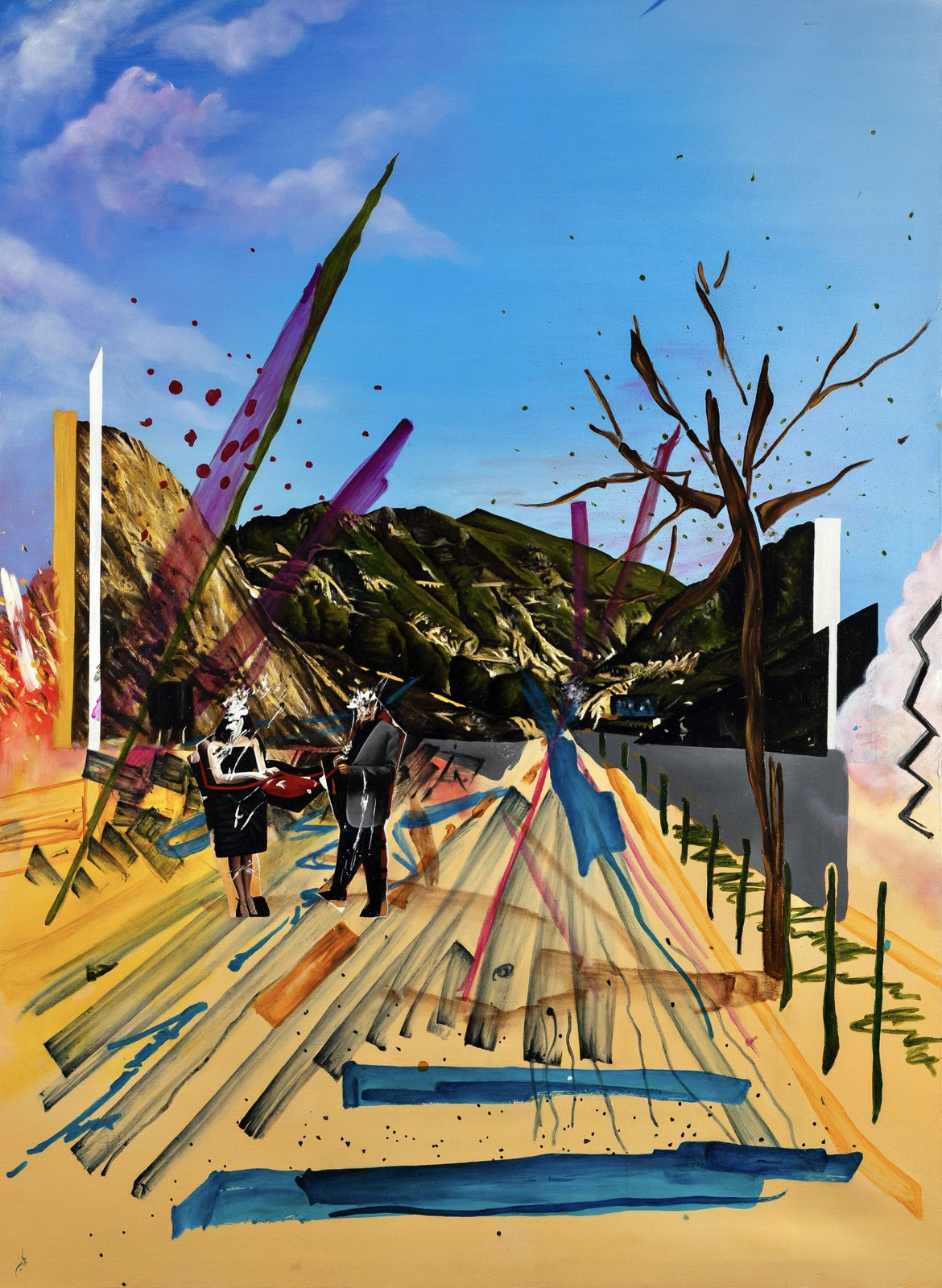 Nazanin Gharanjik, On the Road, 2024