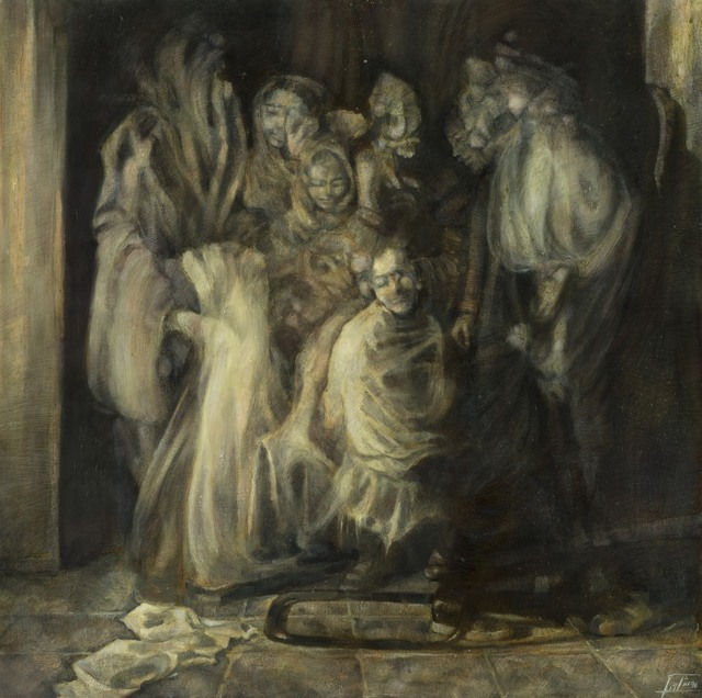 Fatemeh Shakoori, The bride and her companions, 2017