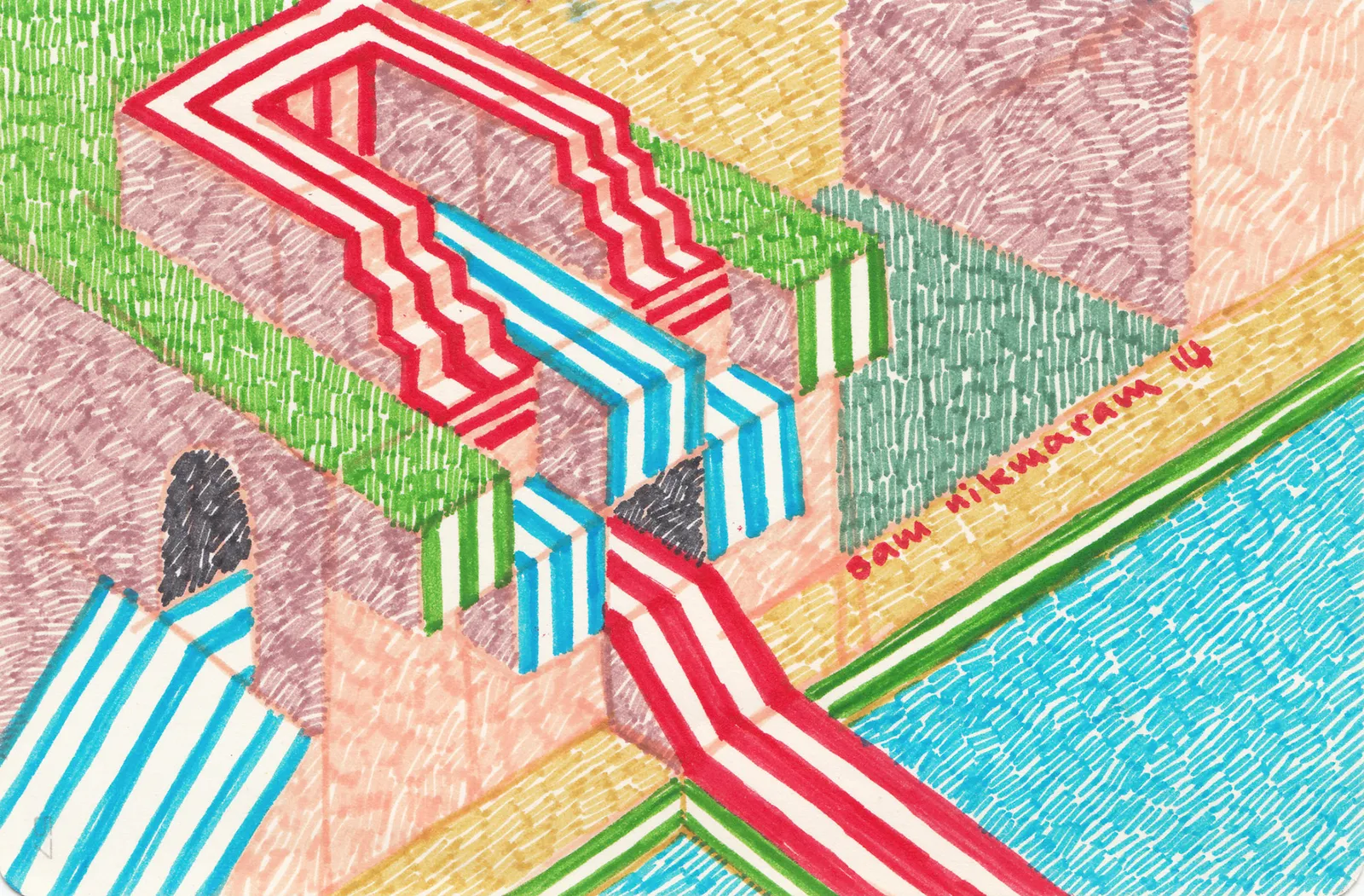 Sam Nikmaram, Untitled, 2014