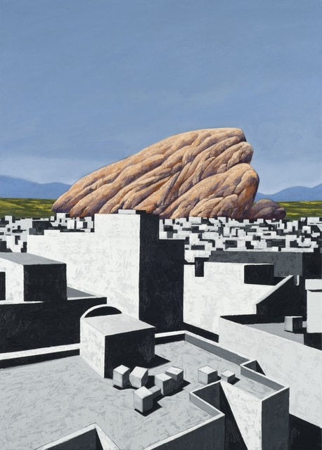 Parham Peyvandi, A Big Rock in the distance, 2021