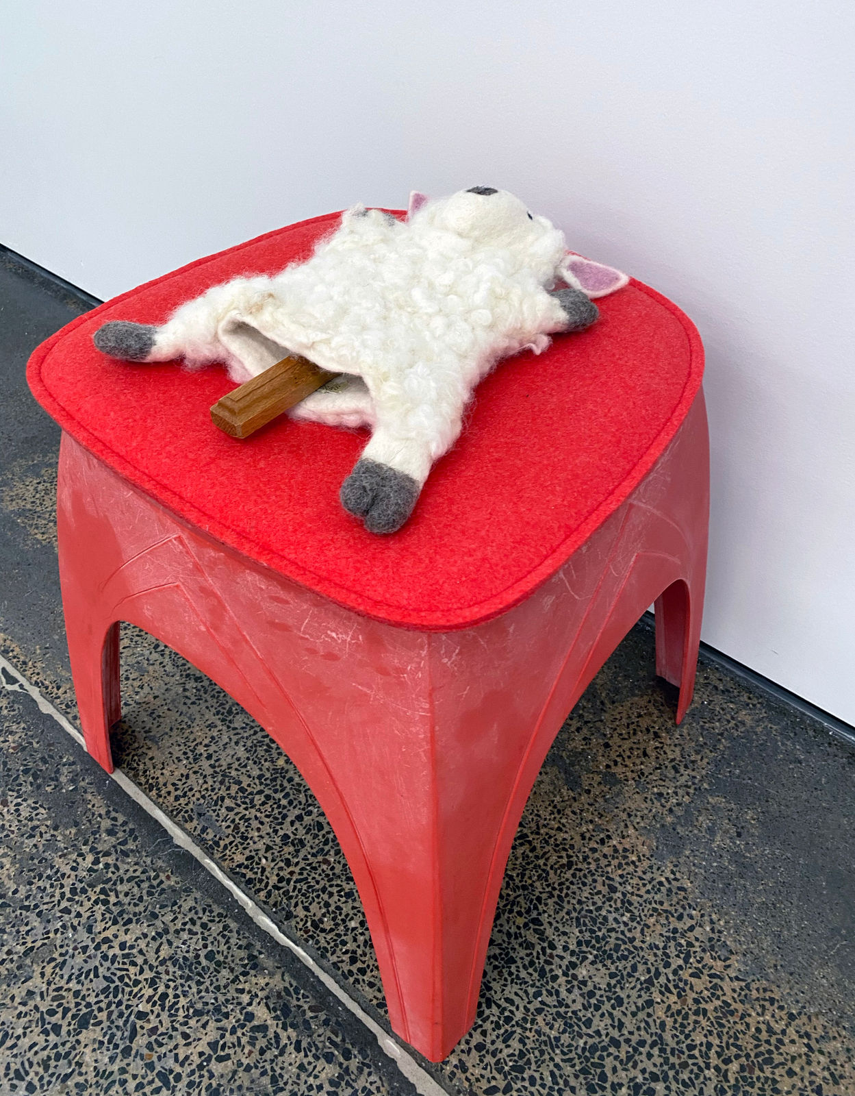 Lou Hubbard, Felt Lamb, 2025