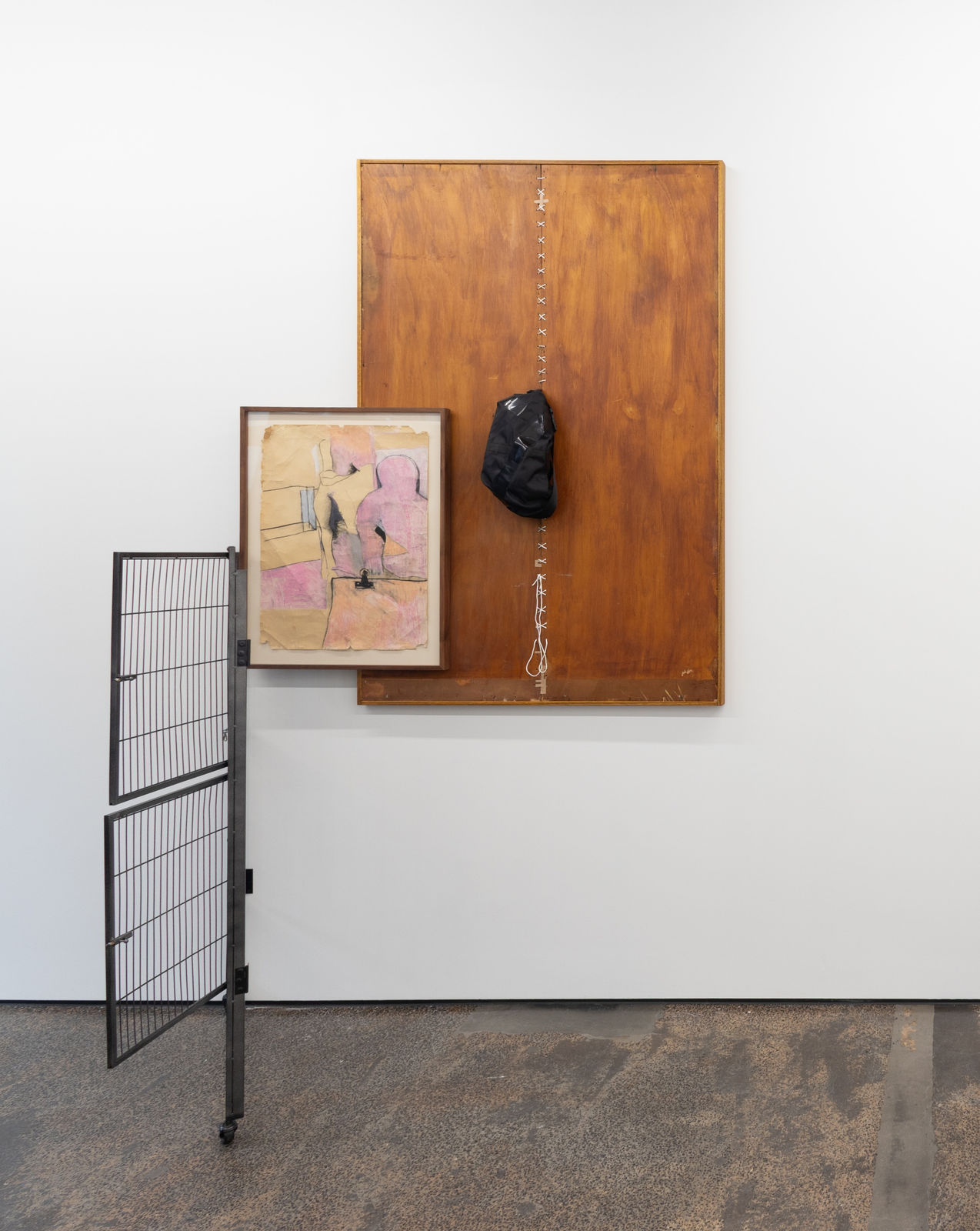 Lou Hubbard, Collage: Grill, Life drawing 1975, Honour Board, 2025