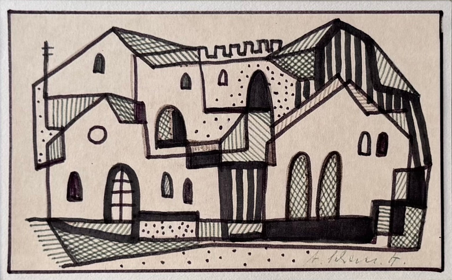 Annemarie Scherer H., Ohne Titel , 1955