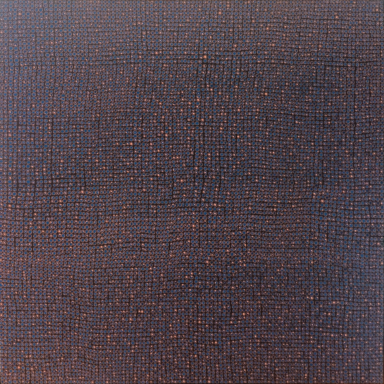 Teo González, Golden Gate and California Blue on Espresso Bean, 2024