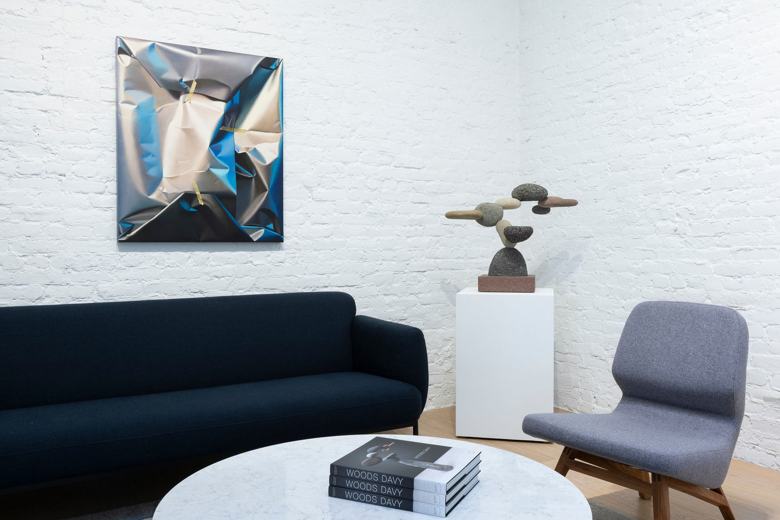 Yrjo Edelmann, Packed Blue and Grey Ocean, 2002