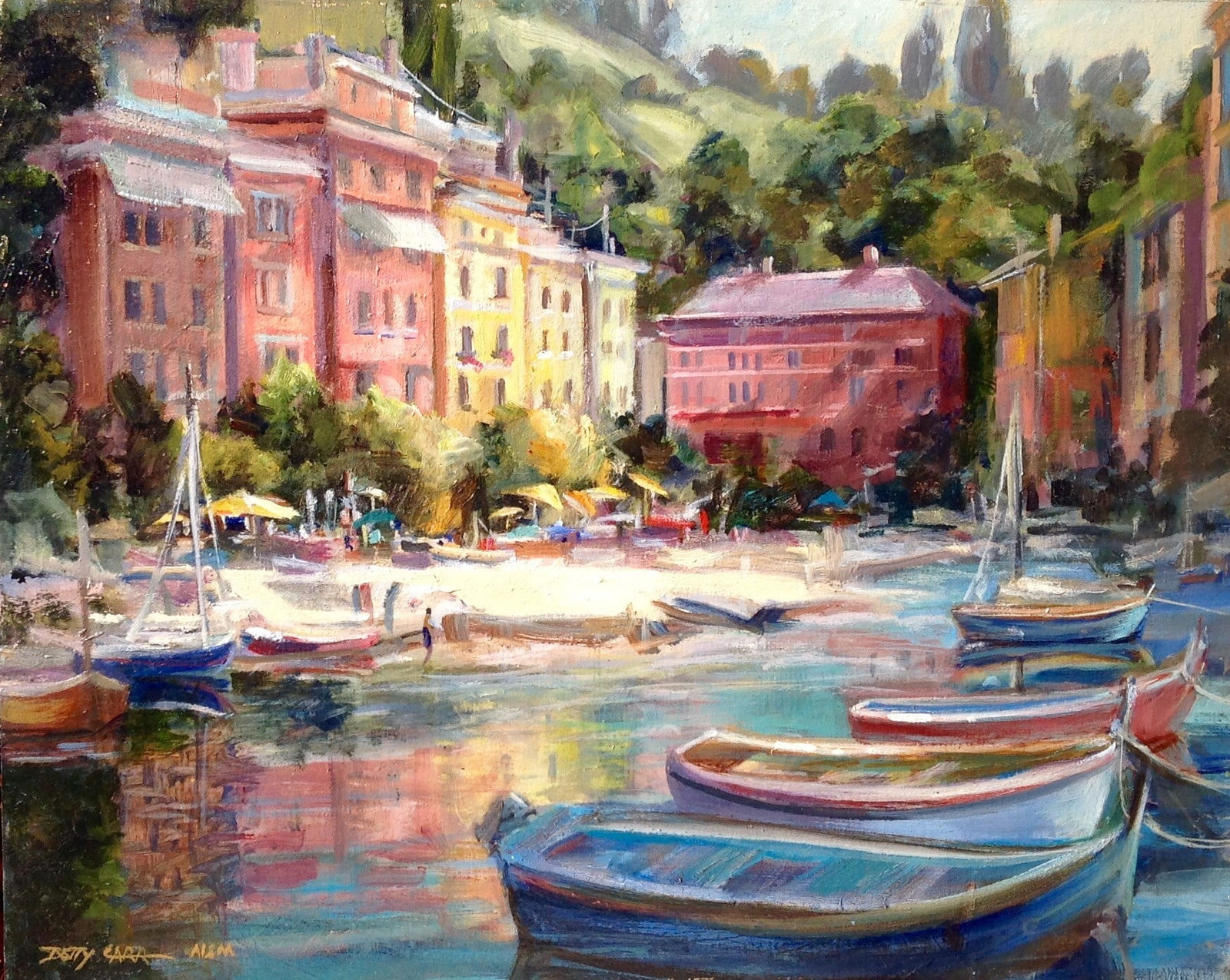 Betty Carr, Boats Building Beach, 2023