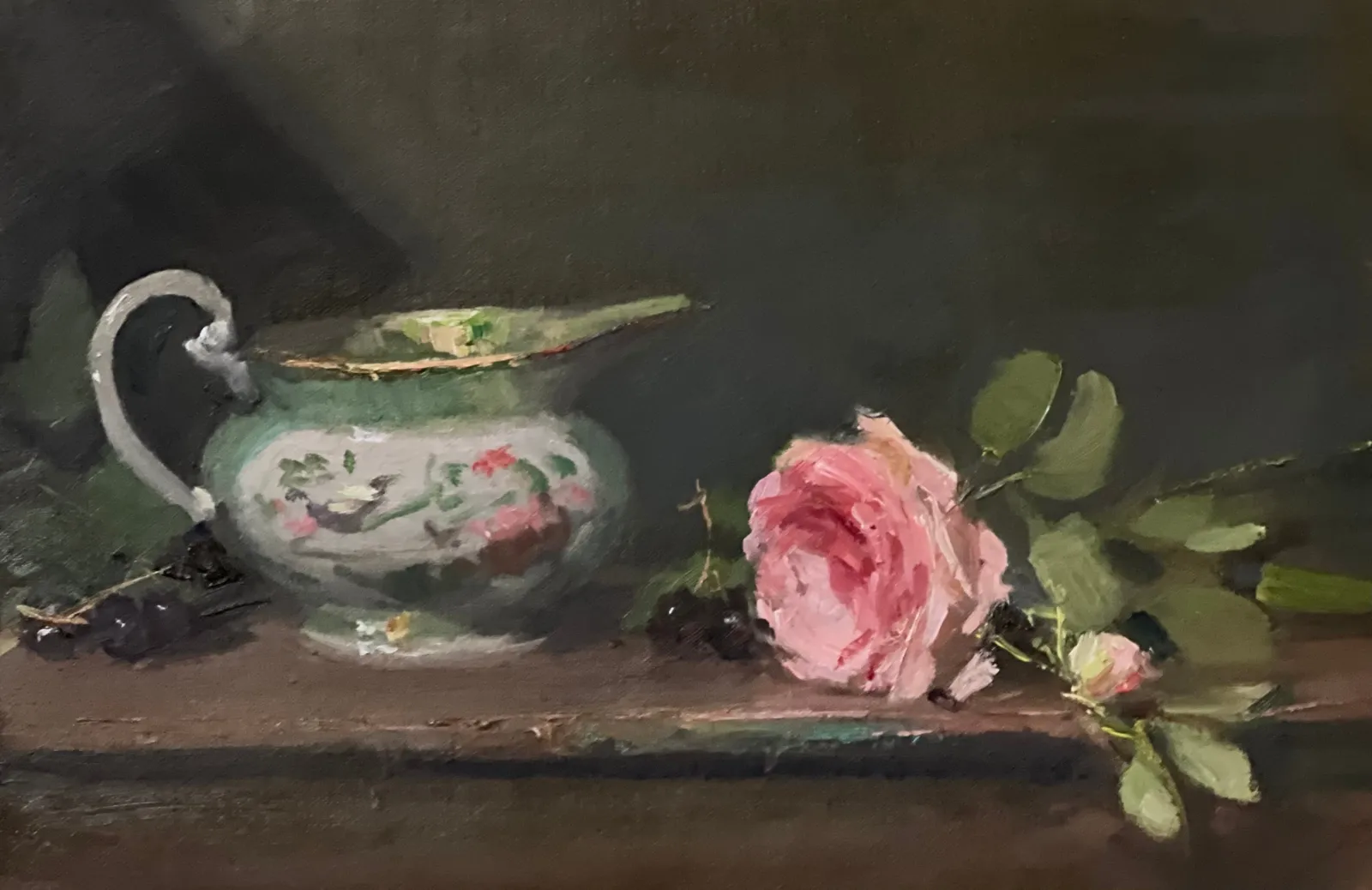 Nancy Chaboun, Pink Rose, 2023