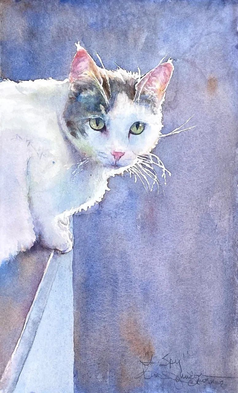 Kim Johnson Nechtman, White Cat, 2022