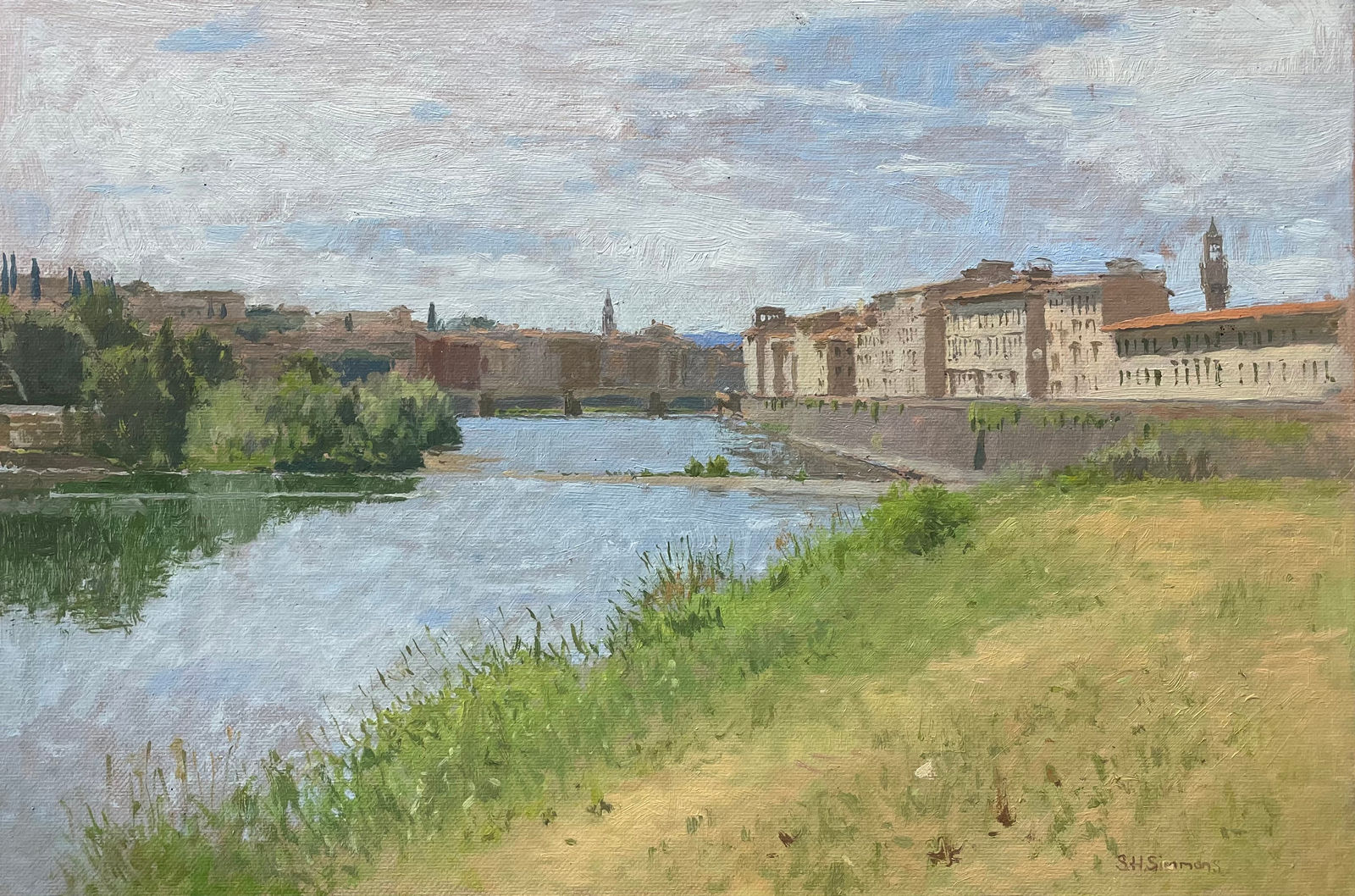 Spencer Simmons, River in Old City