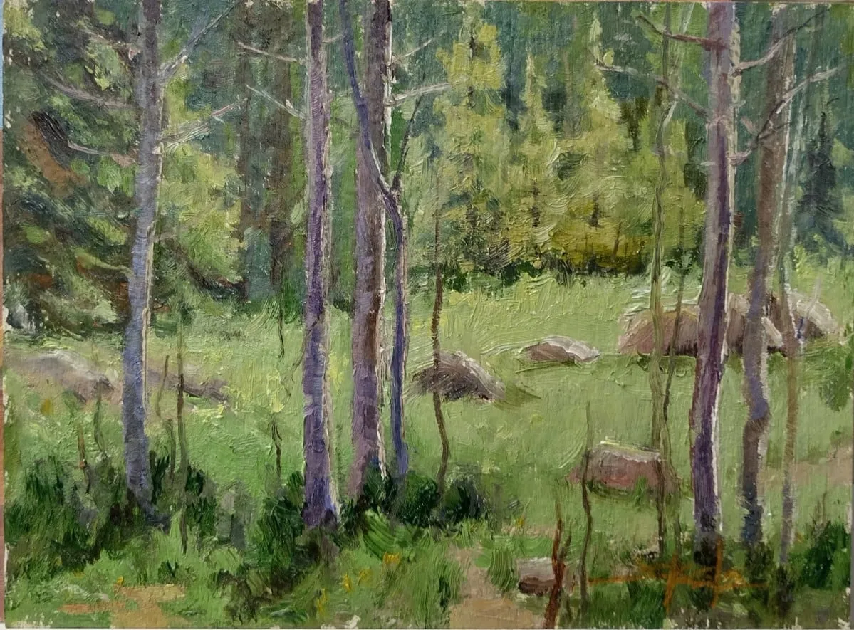 Paul Steele, Clearing in the Woods, 2022