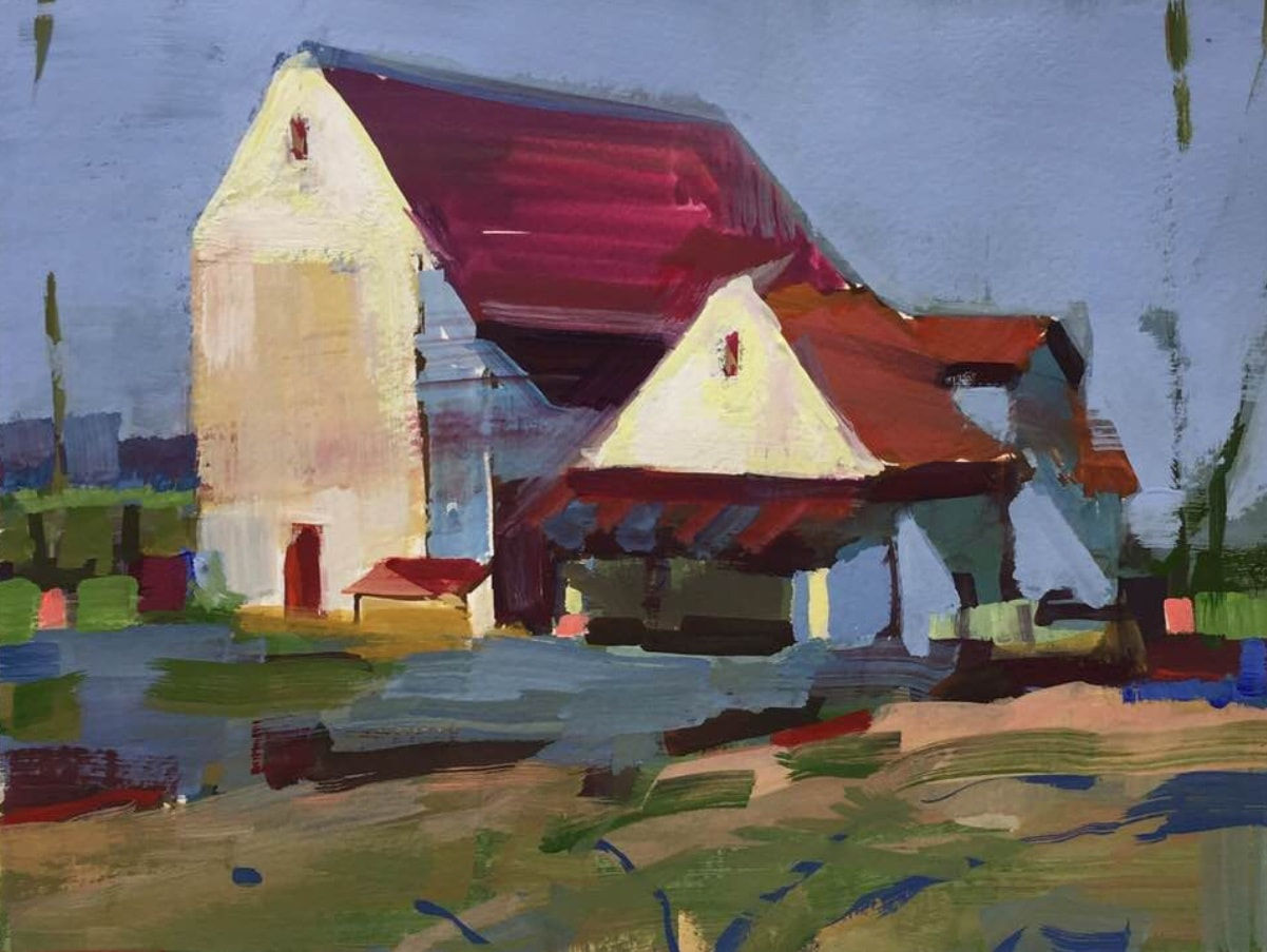 Vanya Allison, White Barn Red Roof