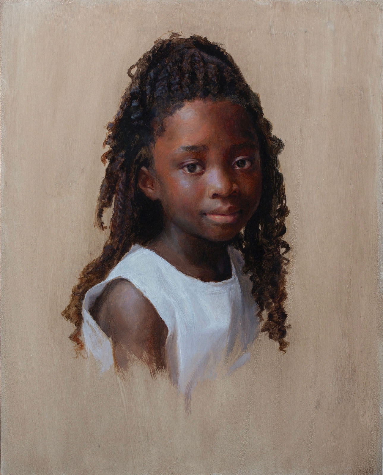 Louis Carr, Dark Curls in White