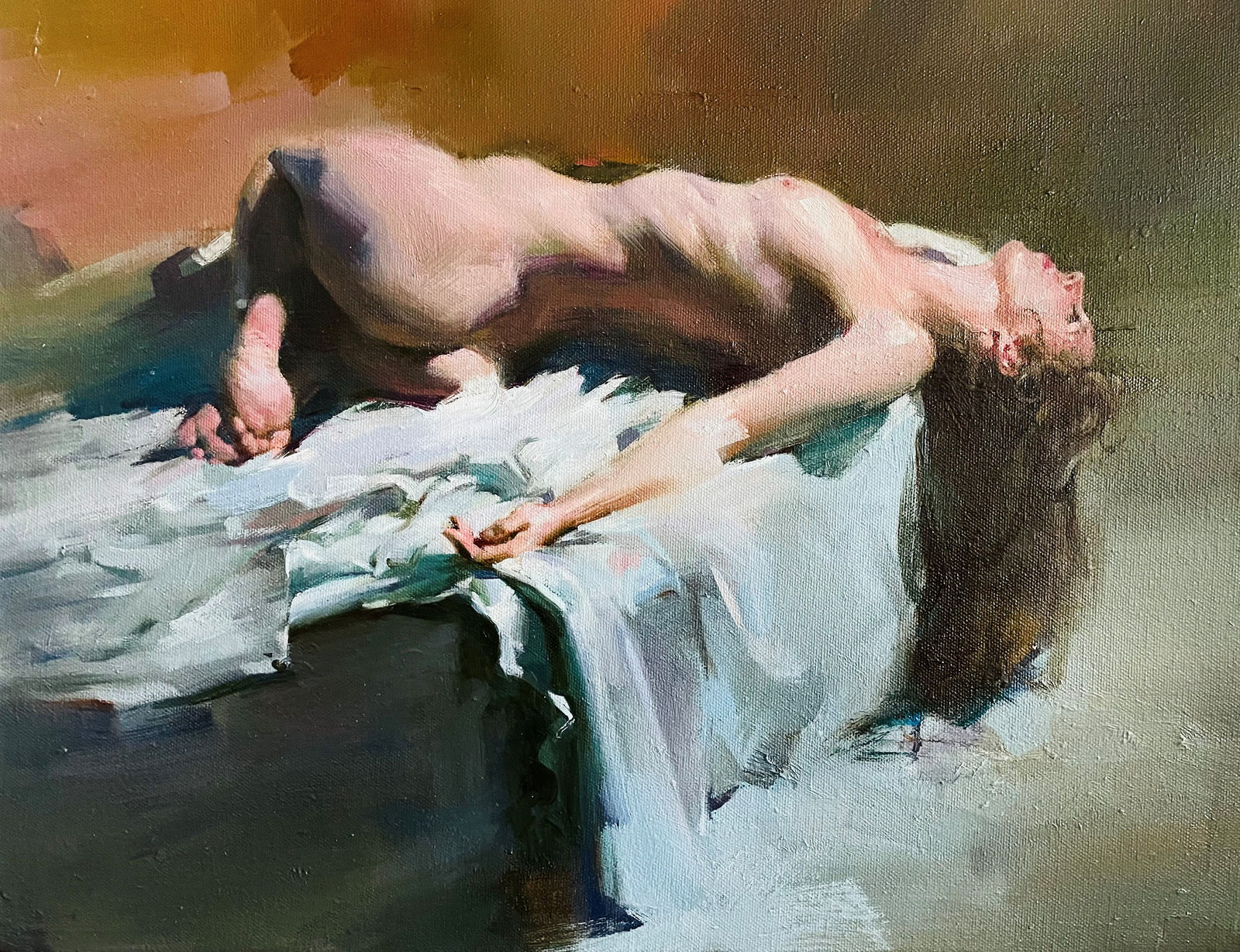 Henry Yan, Female Twisted on Bed