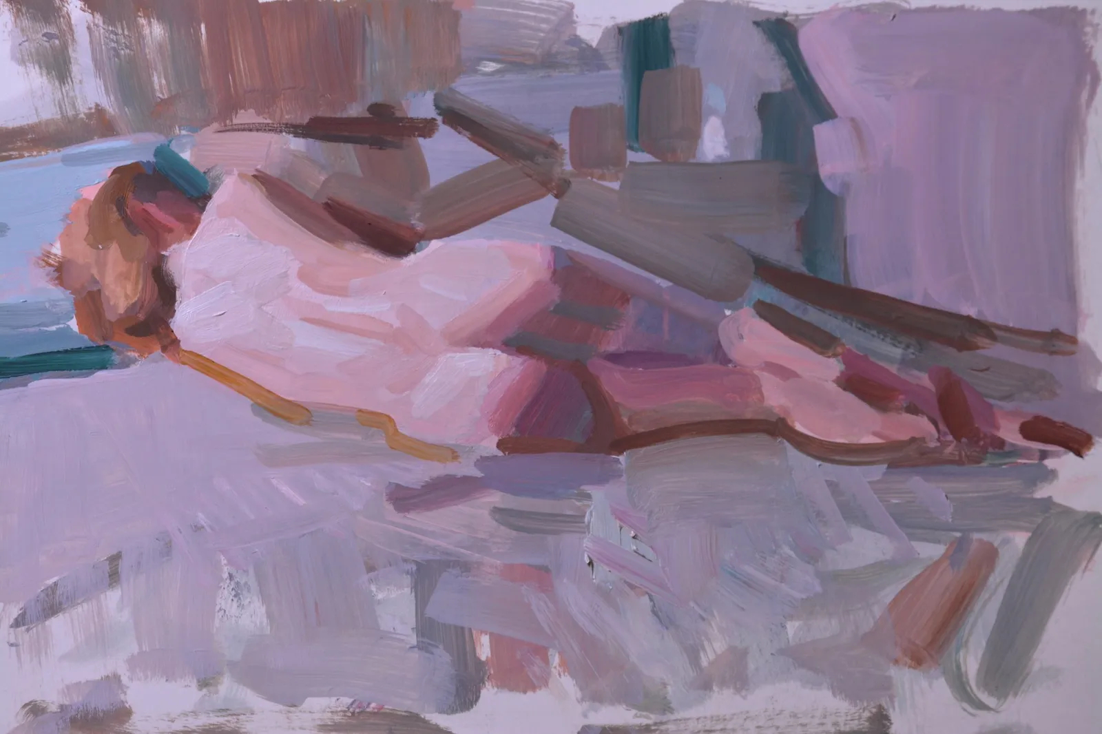 Robert Lemler, Female Nude Back Pinks