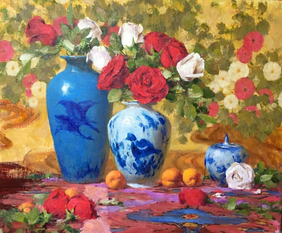 Robert Johnson, Rose and Apricots