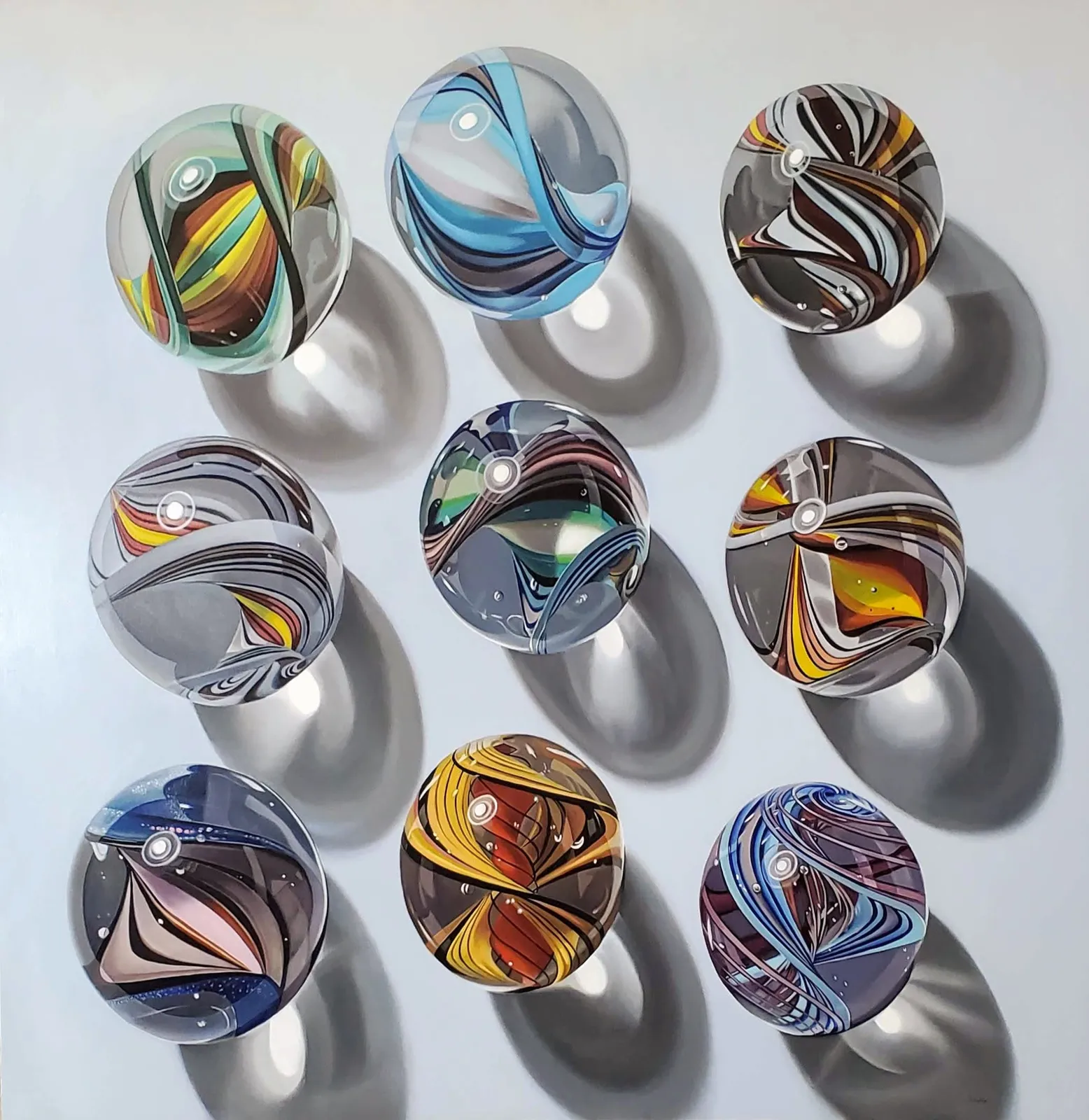 John Schieffer, Nine Squared, 2022