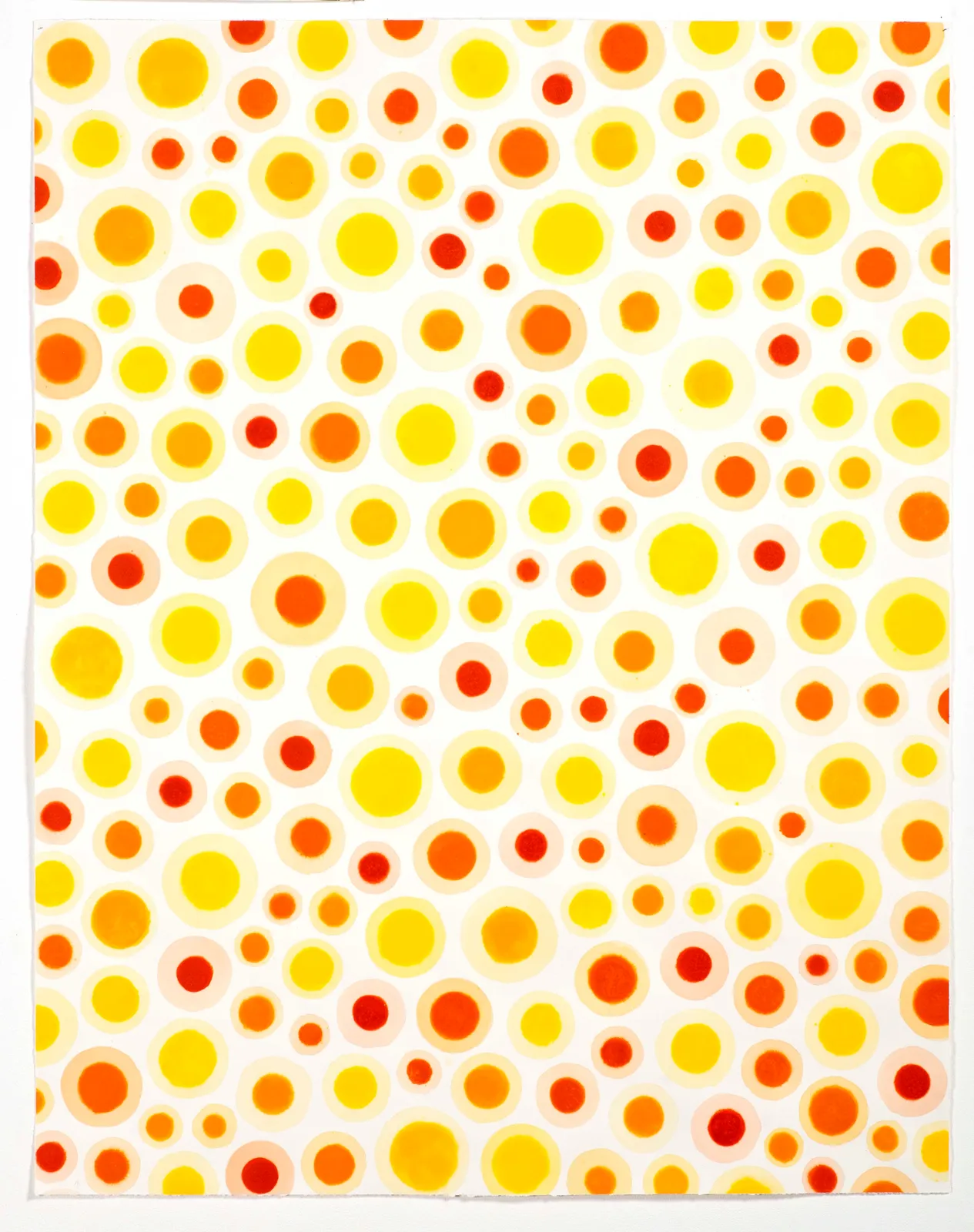 Angela Valamanesh, Shades of pollen: yellow to red, (remembering Dorothy Hodges), 2019