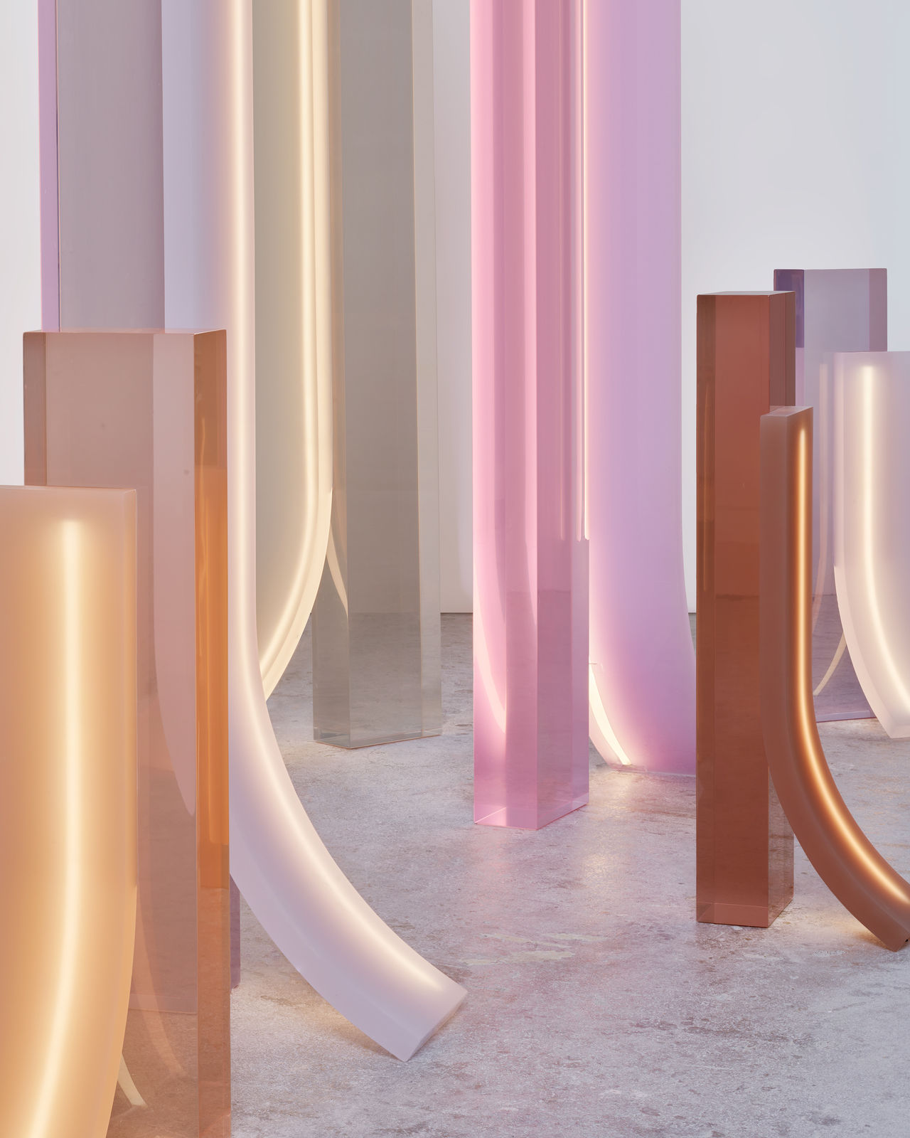 Sabine Marcelis, Slide Light, Honeydew, 2023-ongoing