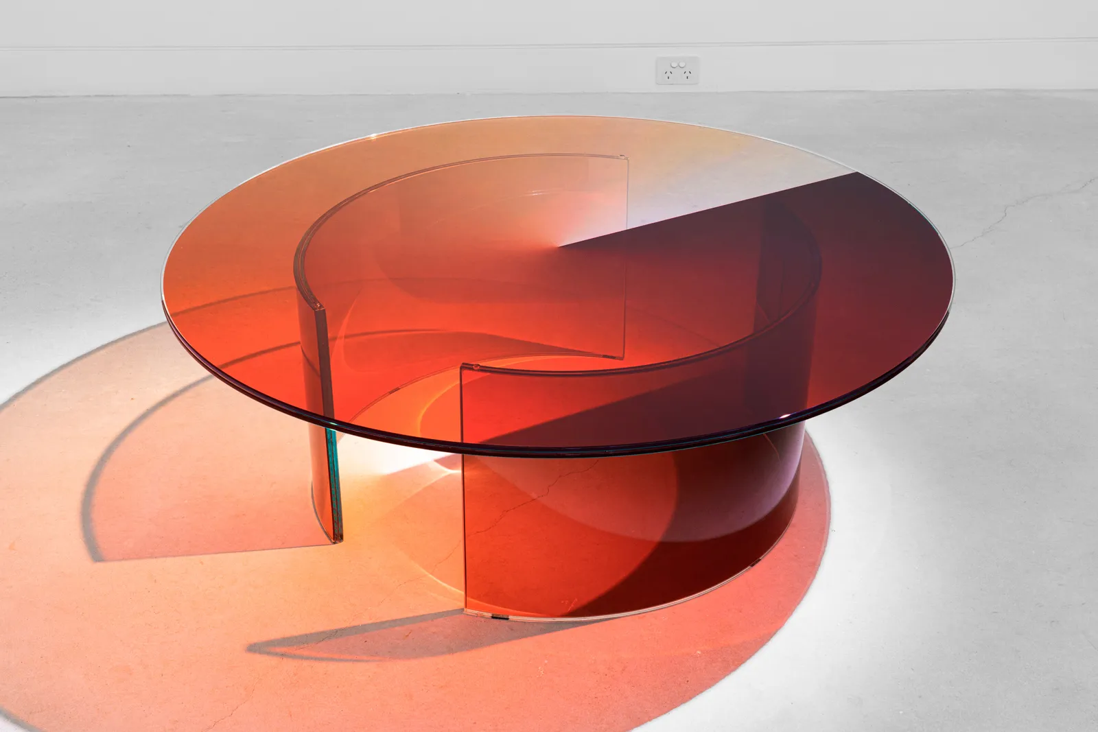 Rive Roshan, Colour Dial Table, Red Light, 2020