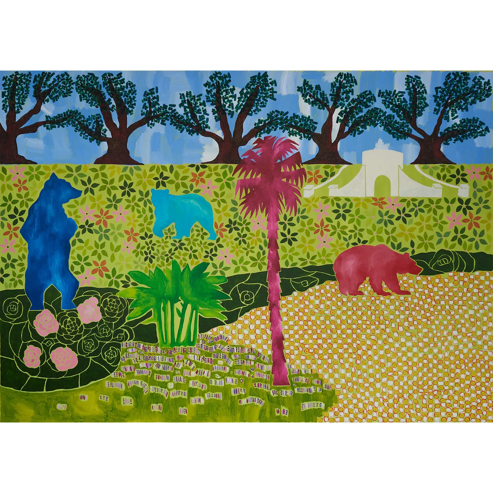 Fernando do Campo, Spring in the Schoolyard with Sun Bears, 2023