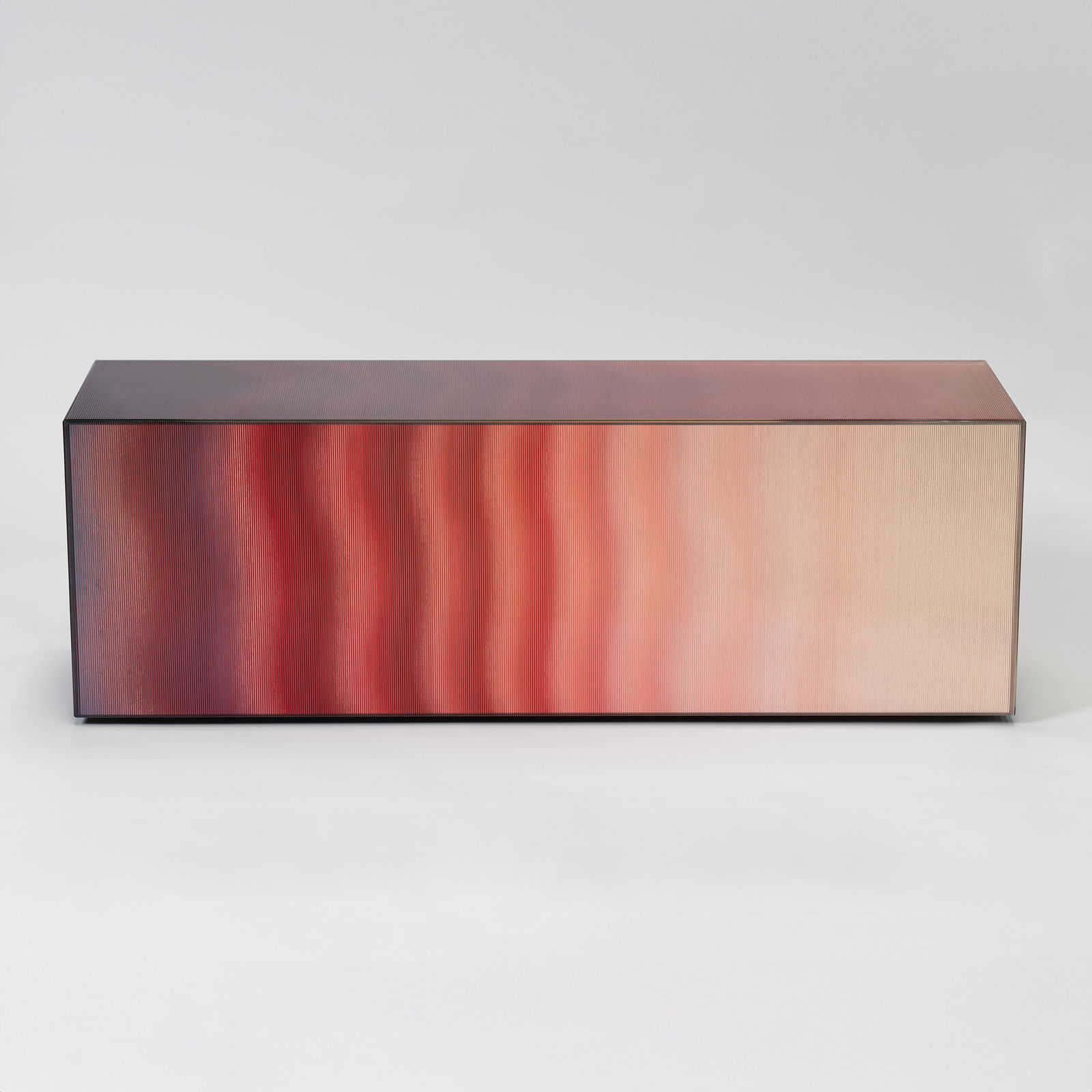 Rive Roshan, Radiance Bench/Table, Dark Ruby, 2023