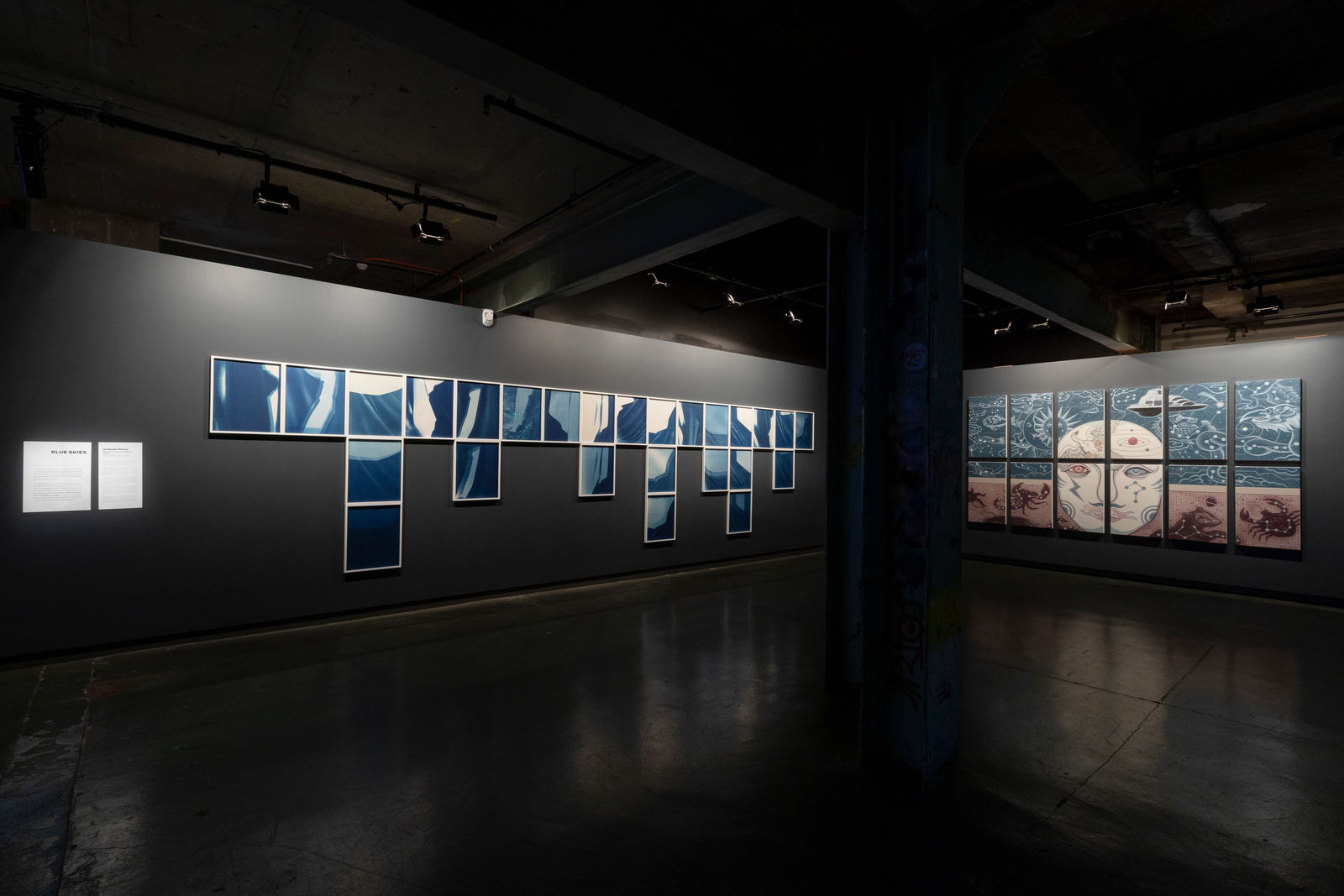 Izabela Pluta, Blue spectrum and descent, 2020