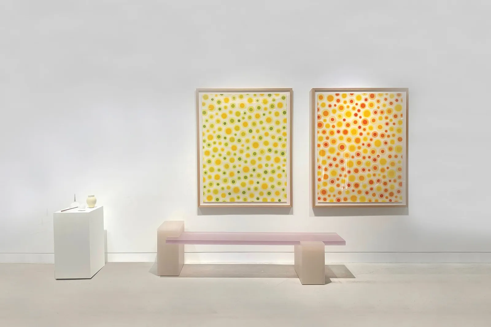 Angela Valamanesh, Shades of pollen: yellow to red, (remembering Dorothy Hodges), 2019