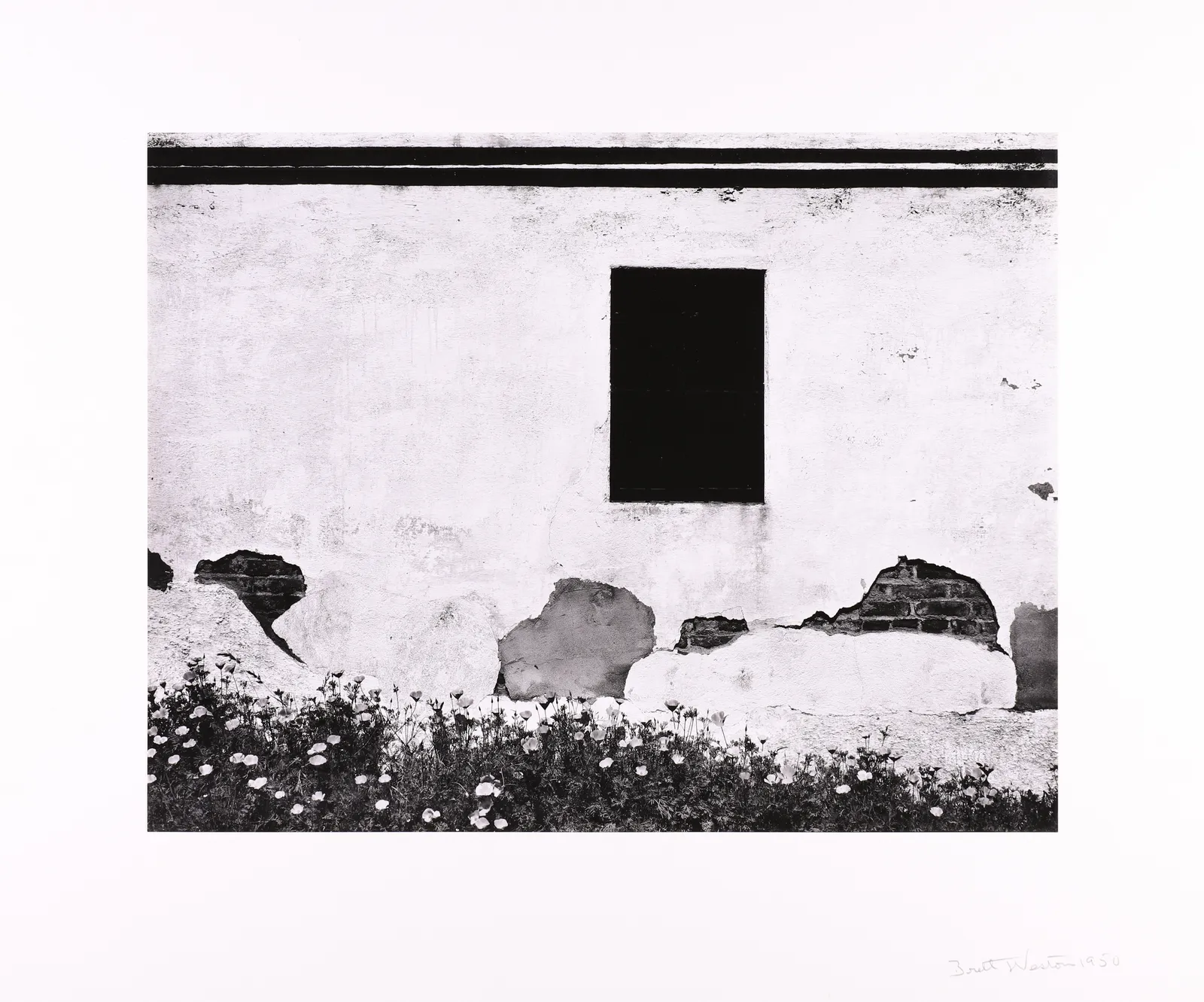 Brett Weston, Black Window, Mariposa, CA, 1950